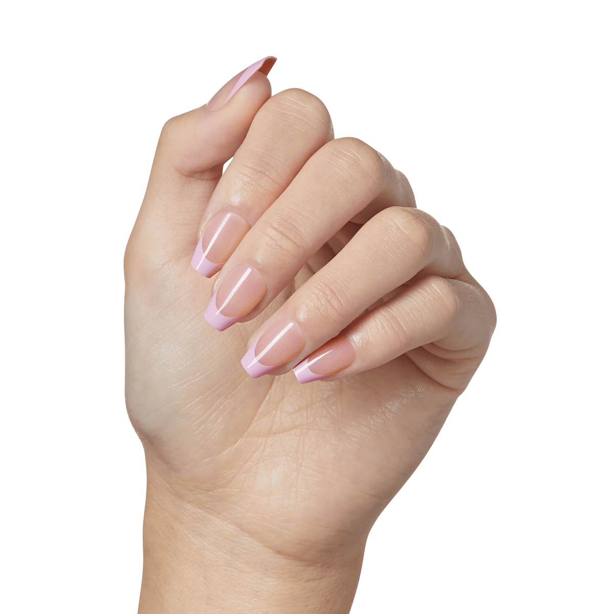 Salon Acrylic French Color Nails - Sprinkles