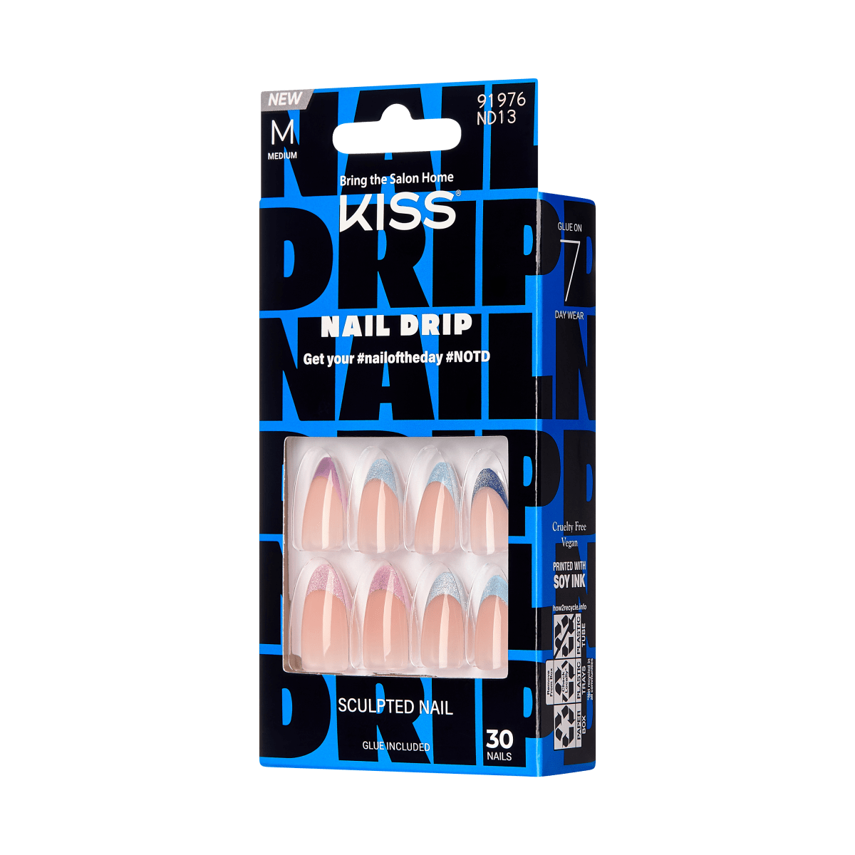 KISS Nail Drip PressOn Glue Nails Us Drippin KISS USA