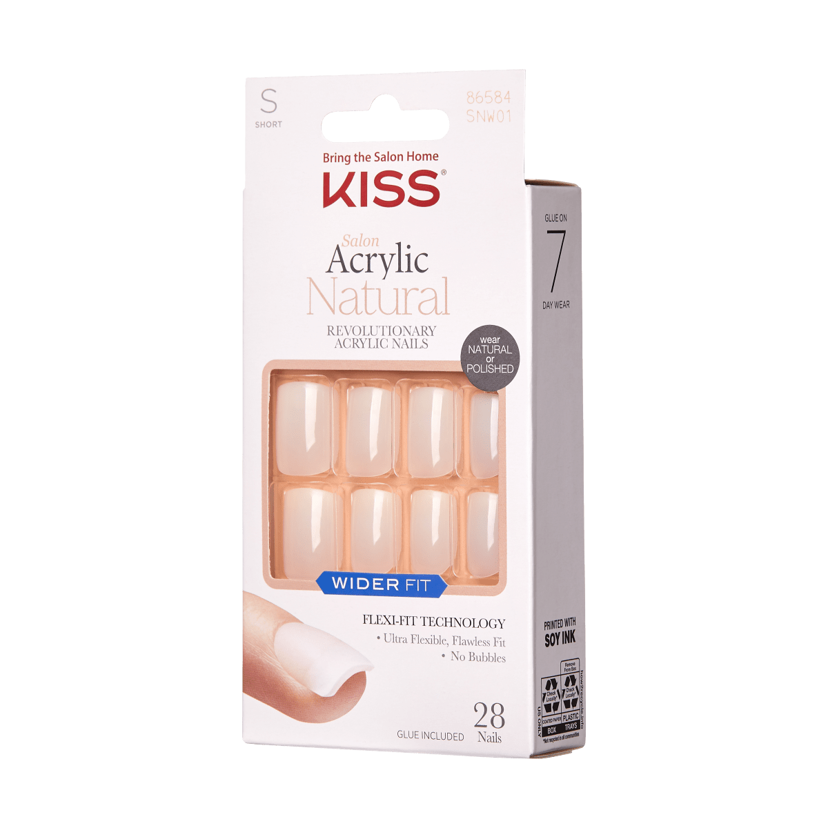 KISS SA Natural Nails - Rare, Wide Fit