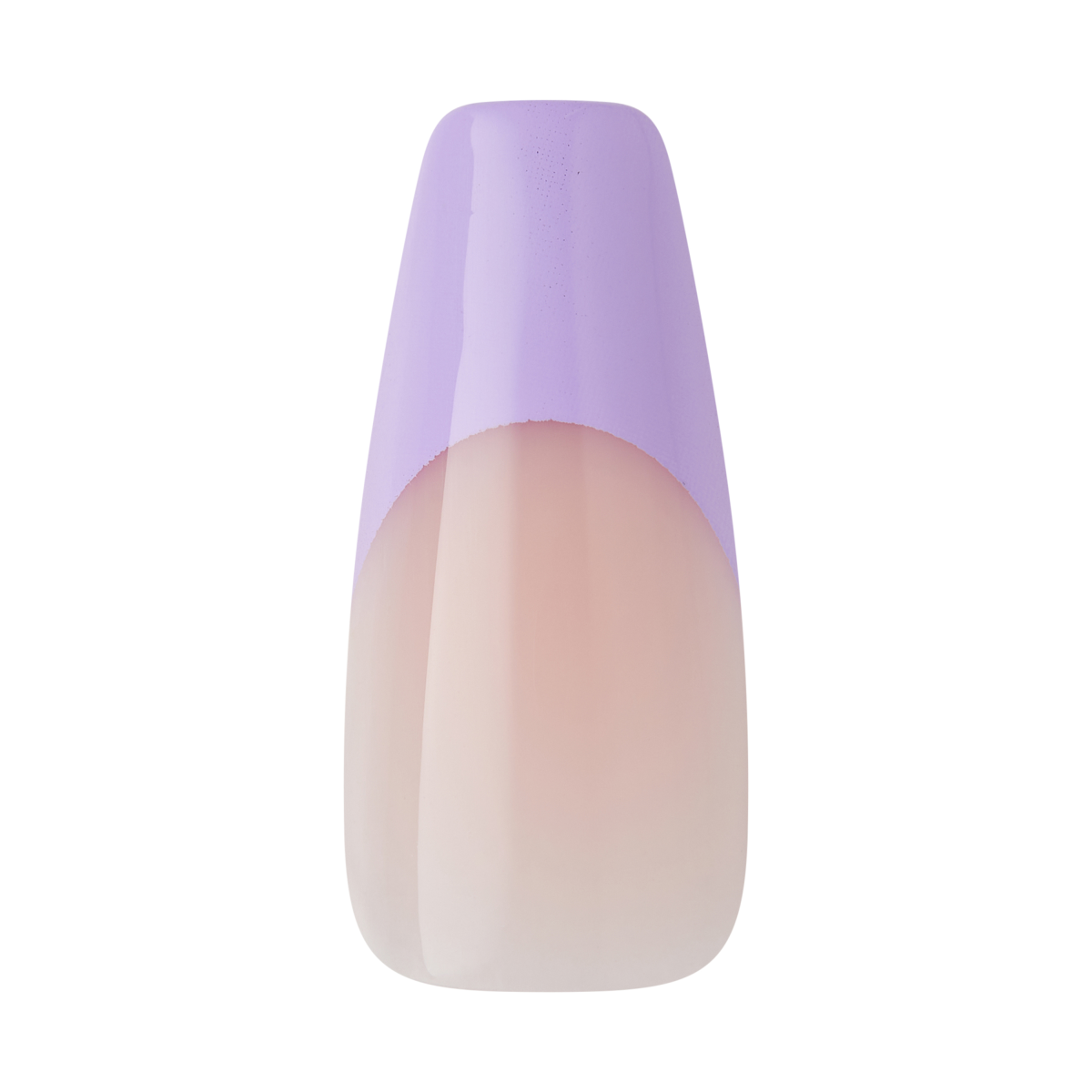 KISS Voguish Fantasy, Press-On Nails, Sunkissed, Purple, Long Coffin, 28ct