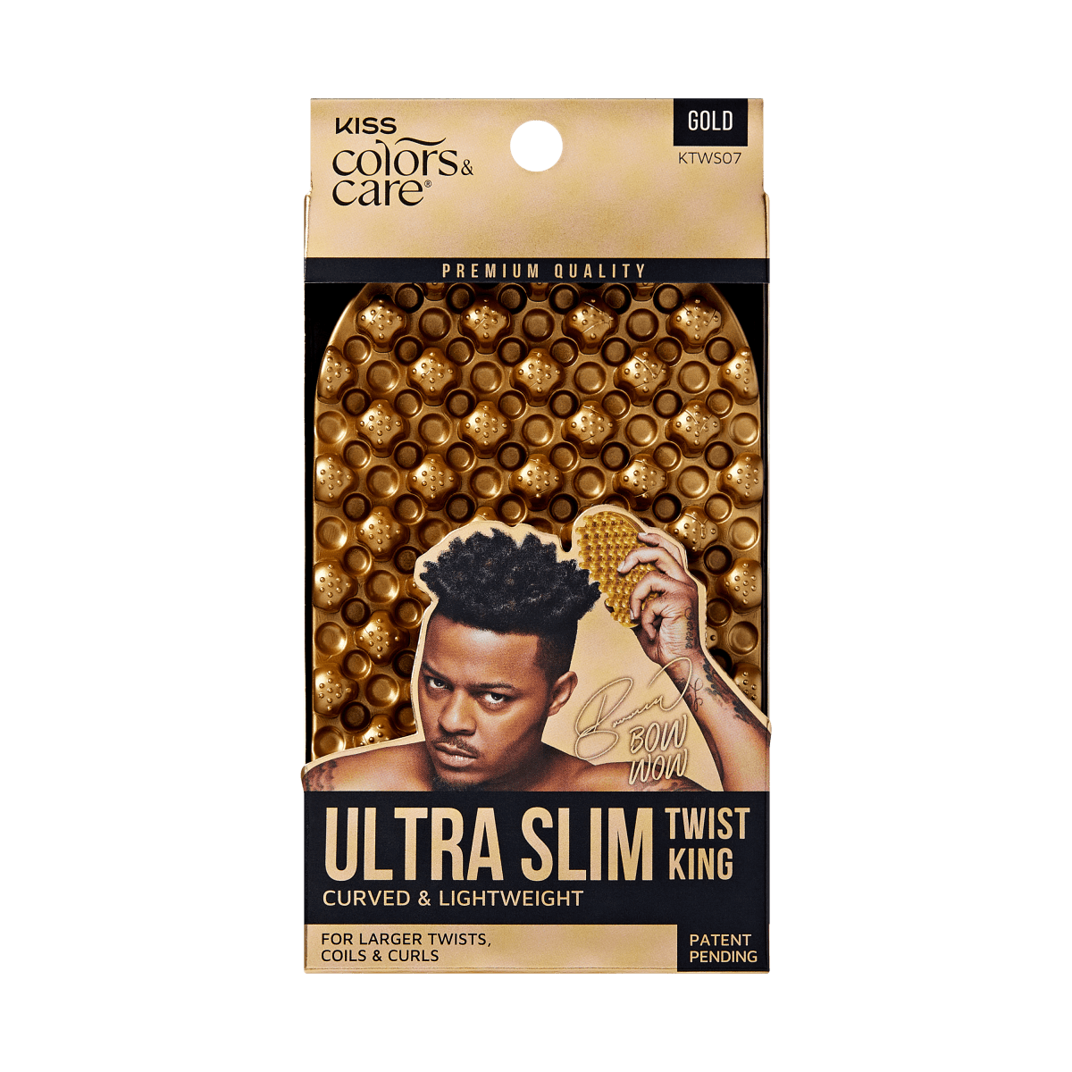 KISS Colors & Care Ultra Slim Twist King Curved & Lightweight KISS USA