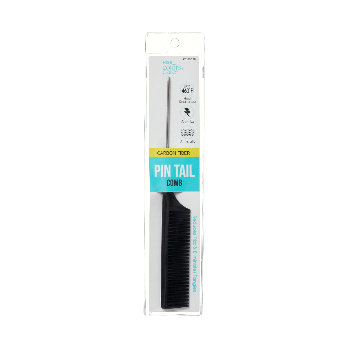 KISS Colors & Care Professional Carbon Fiber Pin Tail Comb
