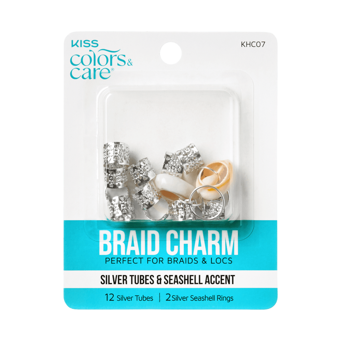 KISS Colors &amp; Care Braid Charms - Silver