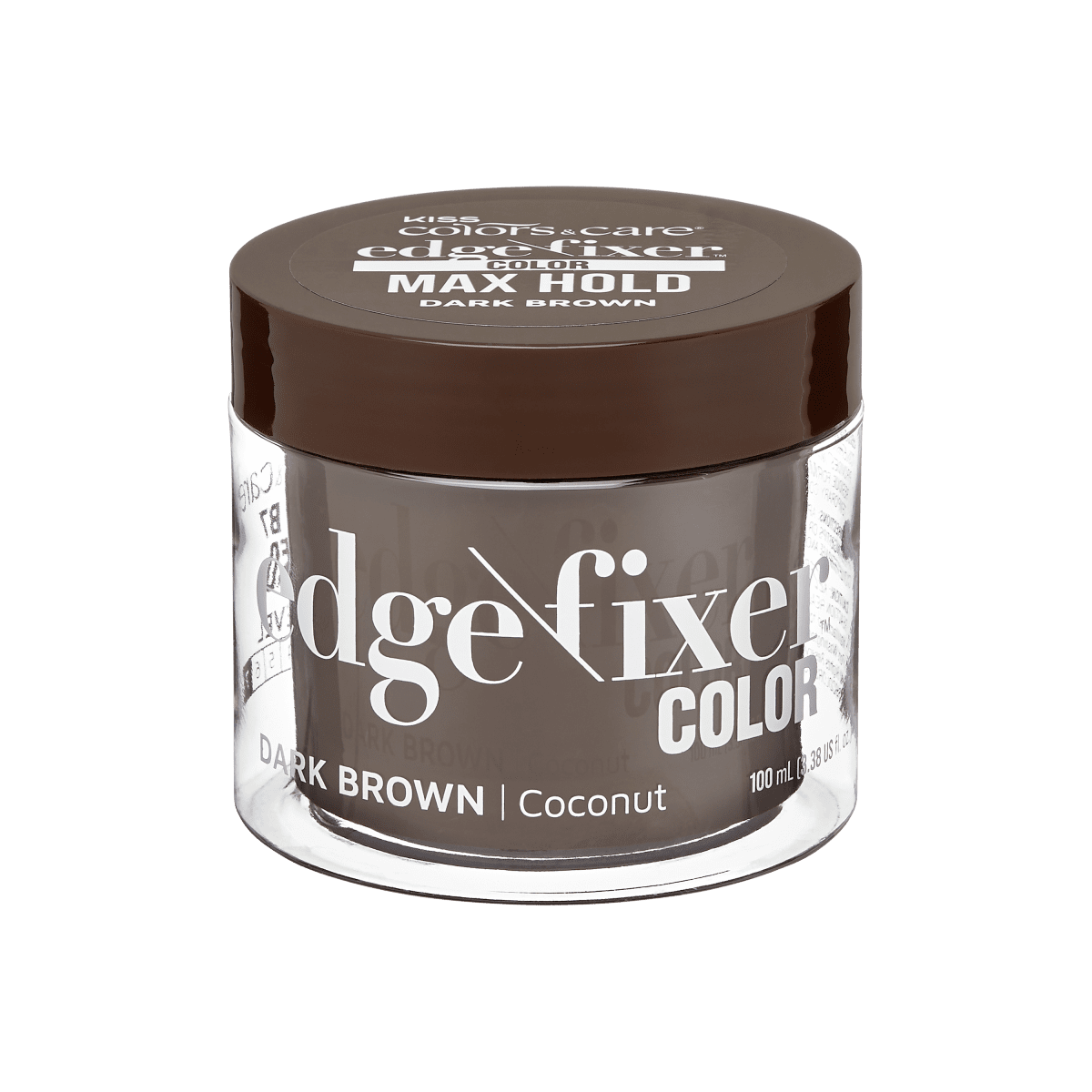 KISS Colors & Care Edge Fixer Color 100mL - Dark Brown