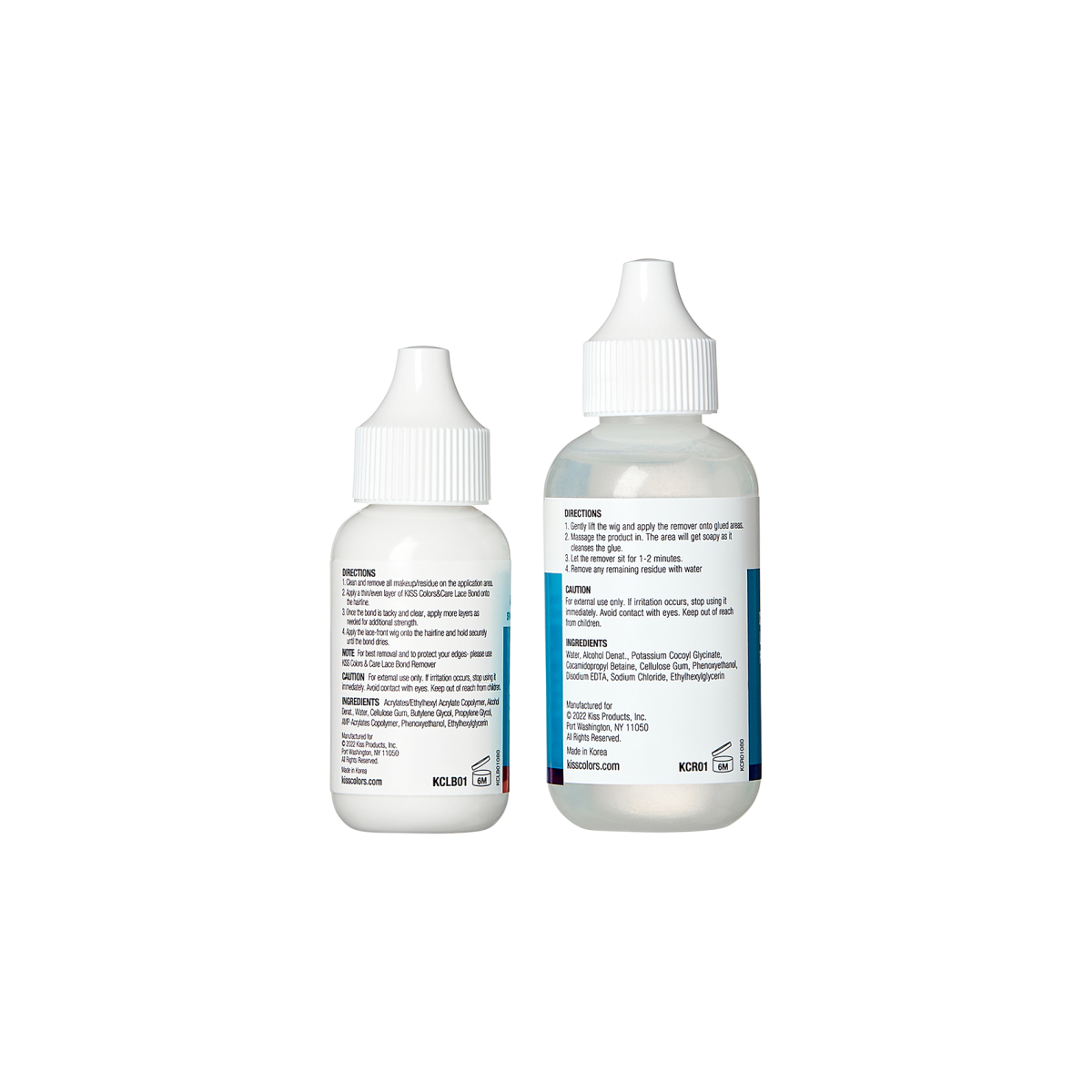 KISS Colors & Care Lace Bond Glue and Remover Kit