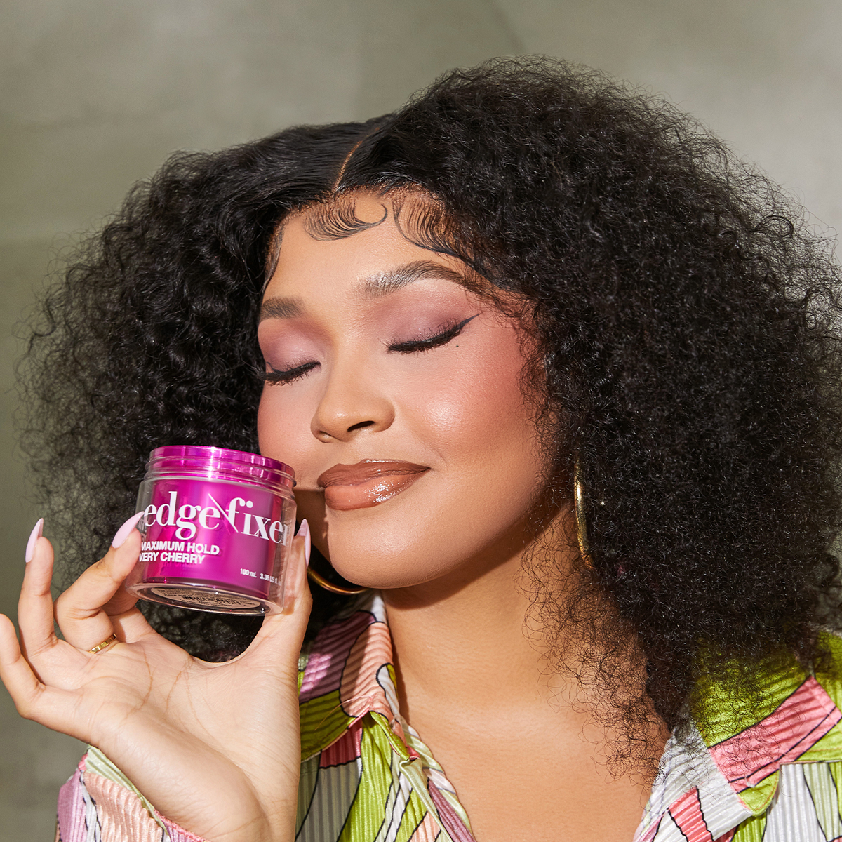 KISS Colors & Care Edge Fixer 100mL - Very Cherry