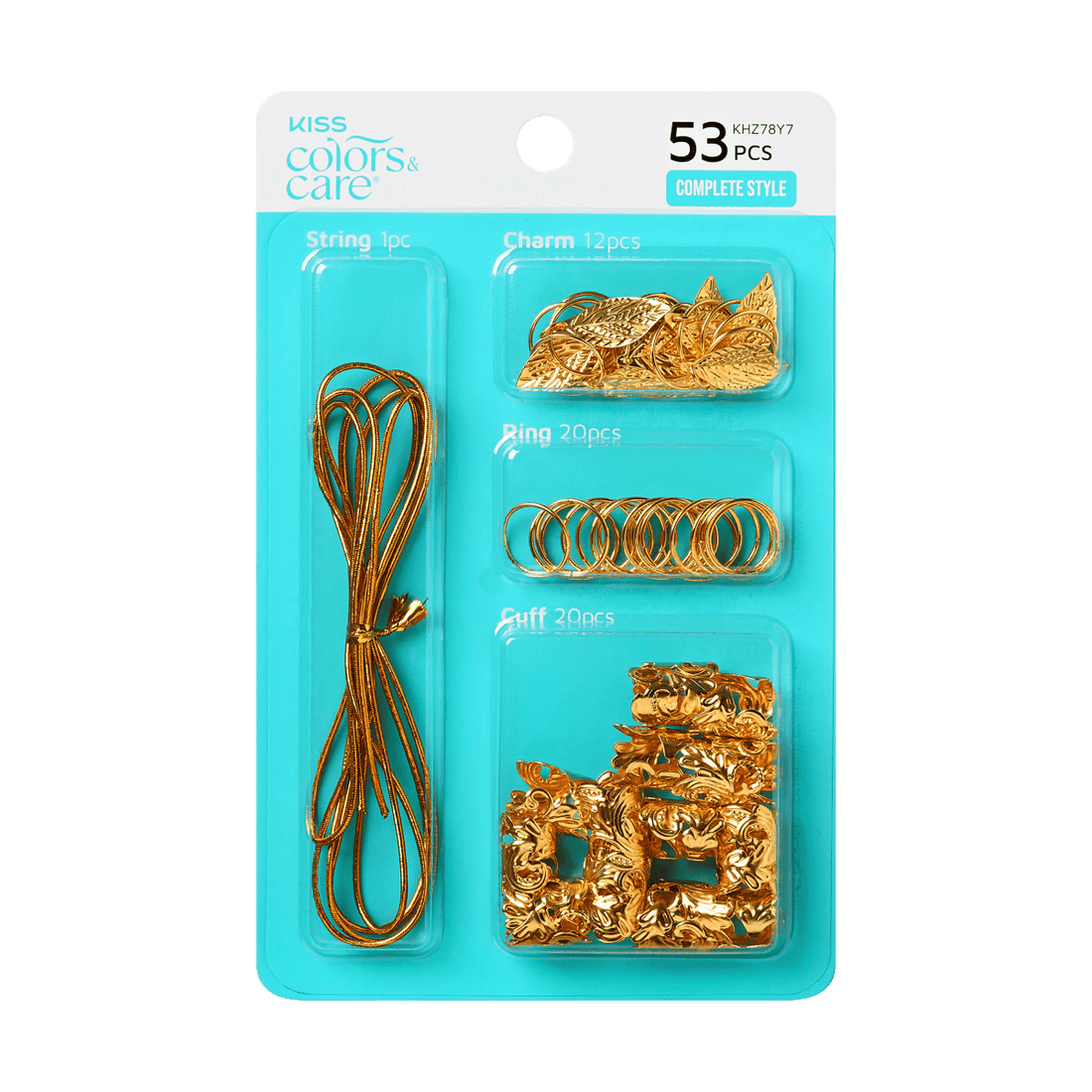 KISS Colors &amp; Care Luxe Braid Charm Kit