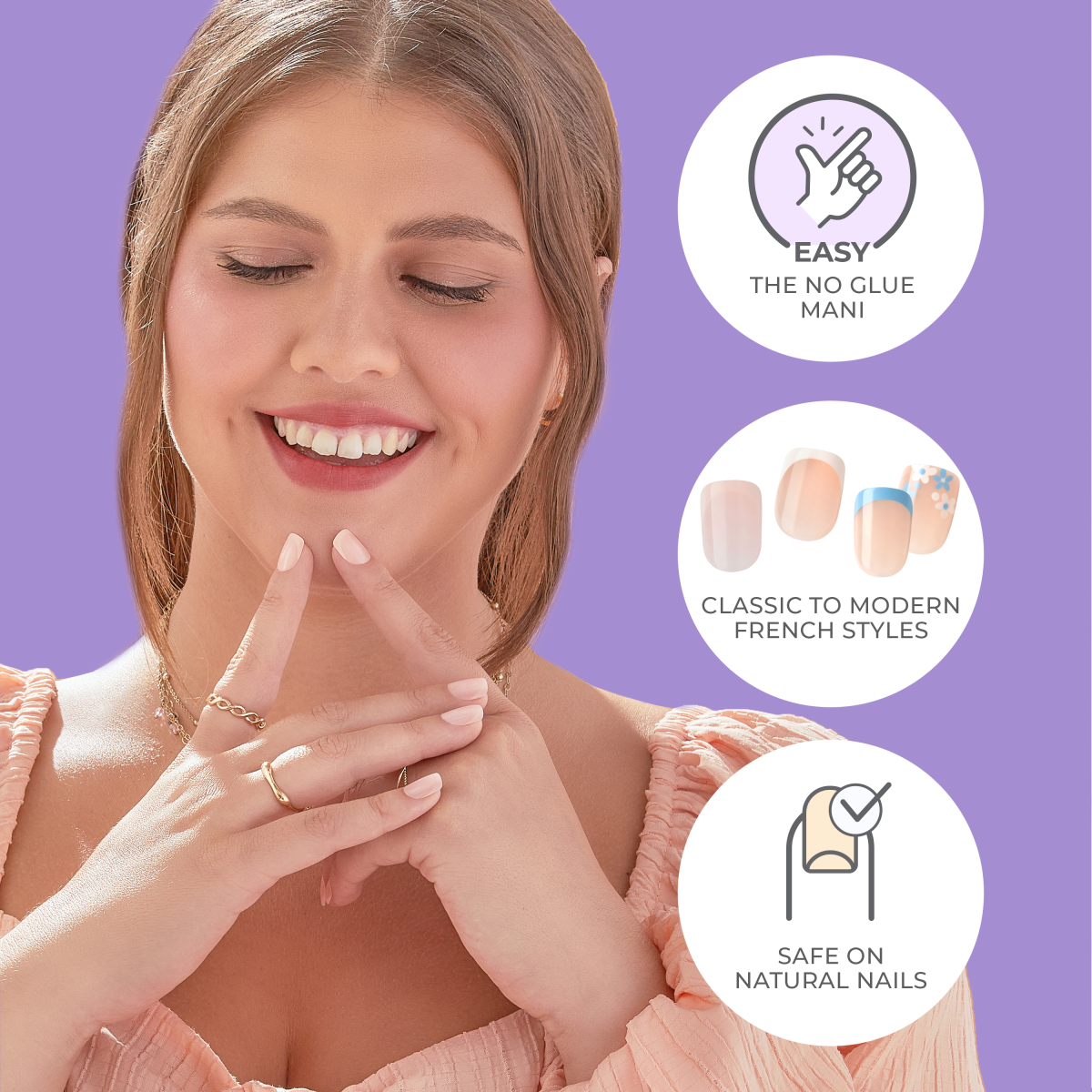 imPRESS French Press On Nails - Heroic