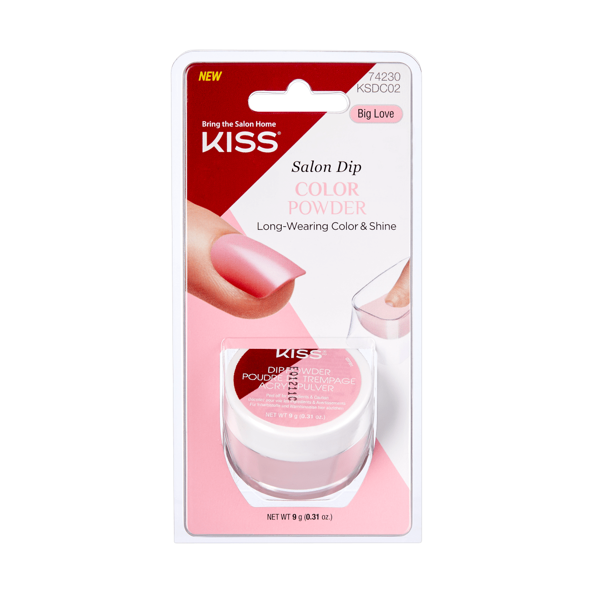 KISS Salon Dip Color Powder - Pink