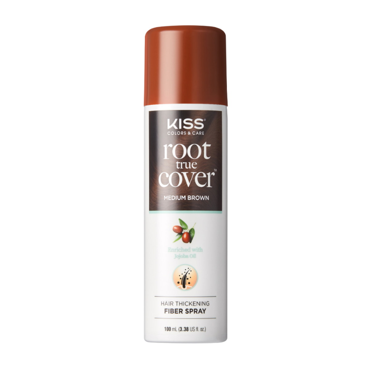 KISS Colors & Care True Cover Root Touch-Up Spray - Medium Brown