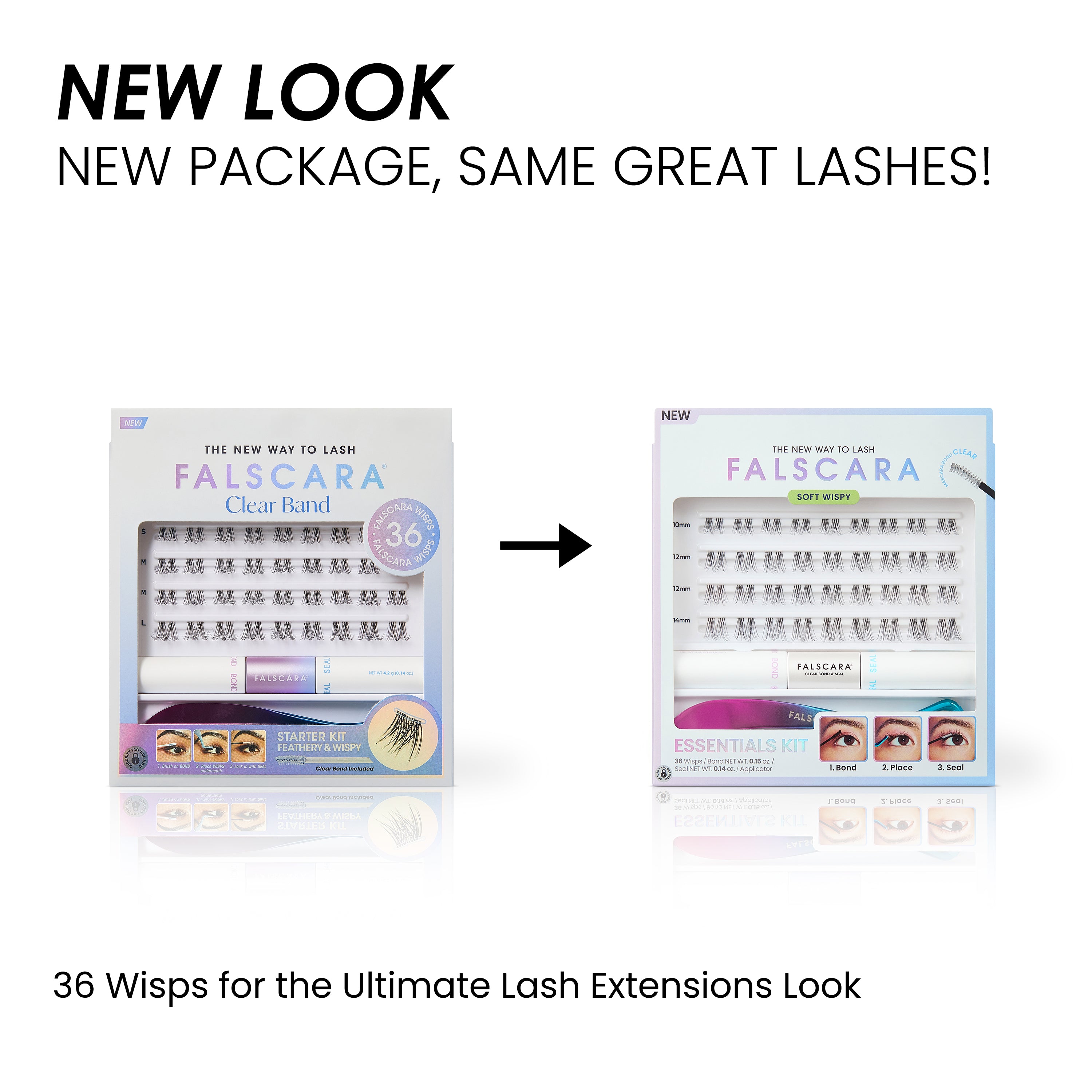 Falscara Soft Wispy Essentials Kit – 36 Wisps