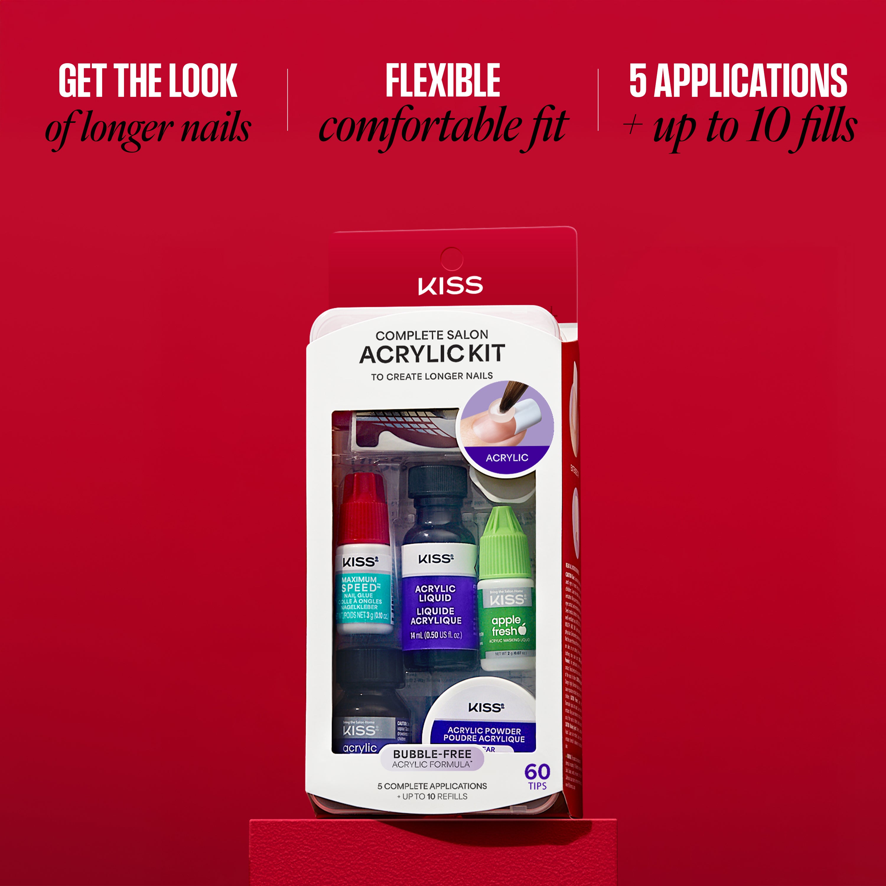 KISS Complete Salon Acrylic Nail Kit System