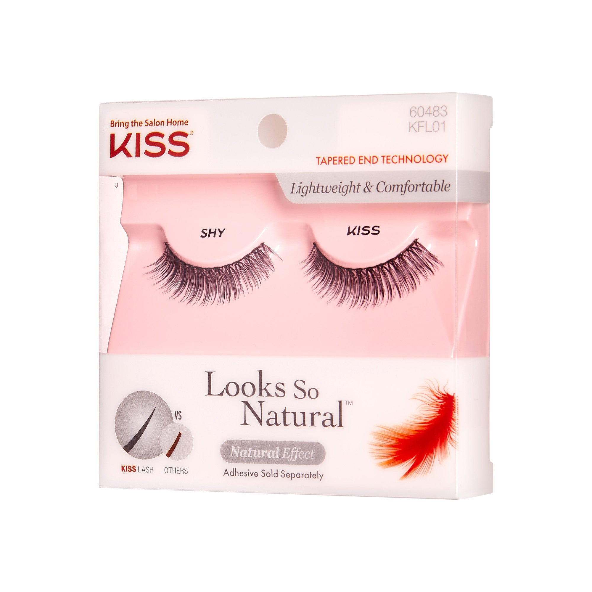 KISS Looks So Natural False Eyelashes - Shy 14mm