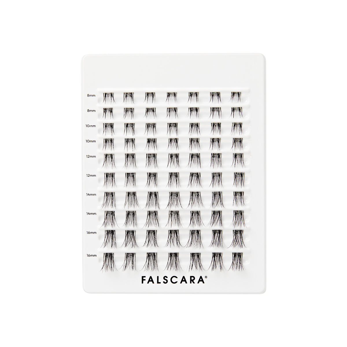 Falscara Faux Mink Wispy Mega Multipack | DIY False Lash Extensions, Cluster Lash, Wispy Lashes, 70 Wisps, 8mm-16mm
