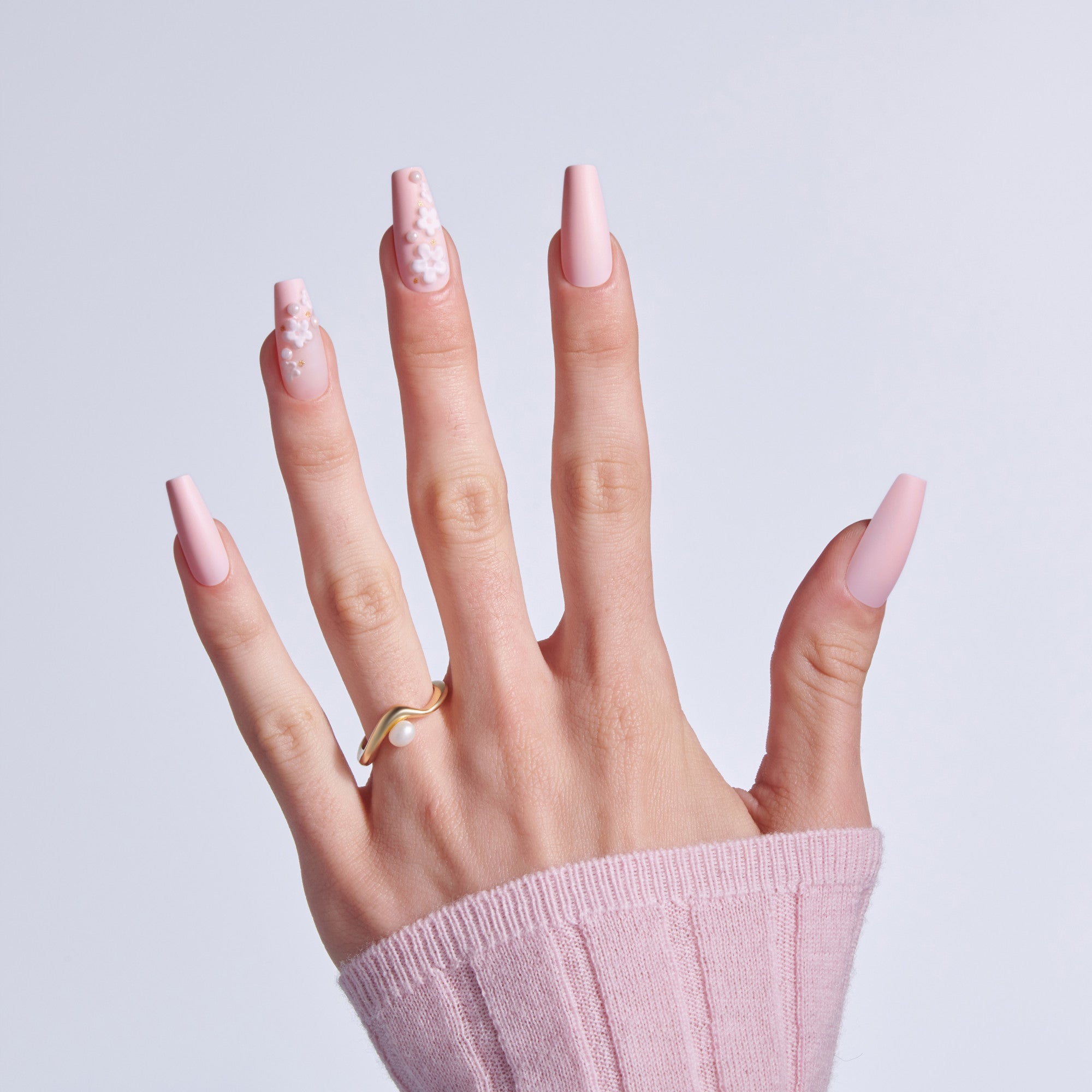 KISS LUXE Press On Glue Nails - Wandering Tide