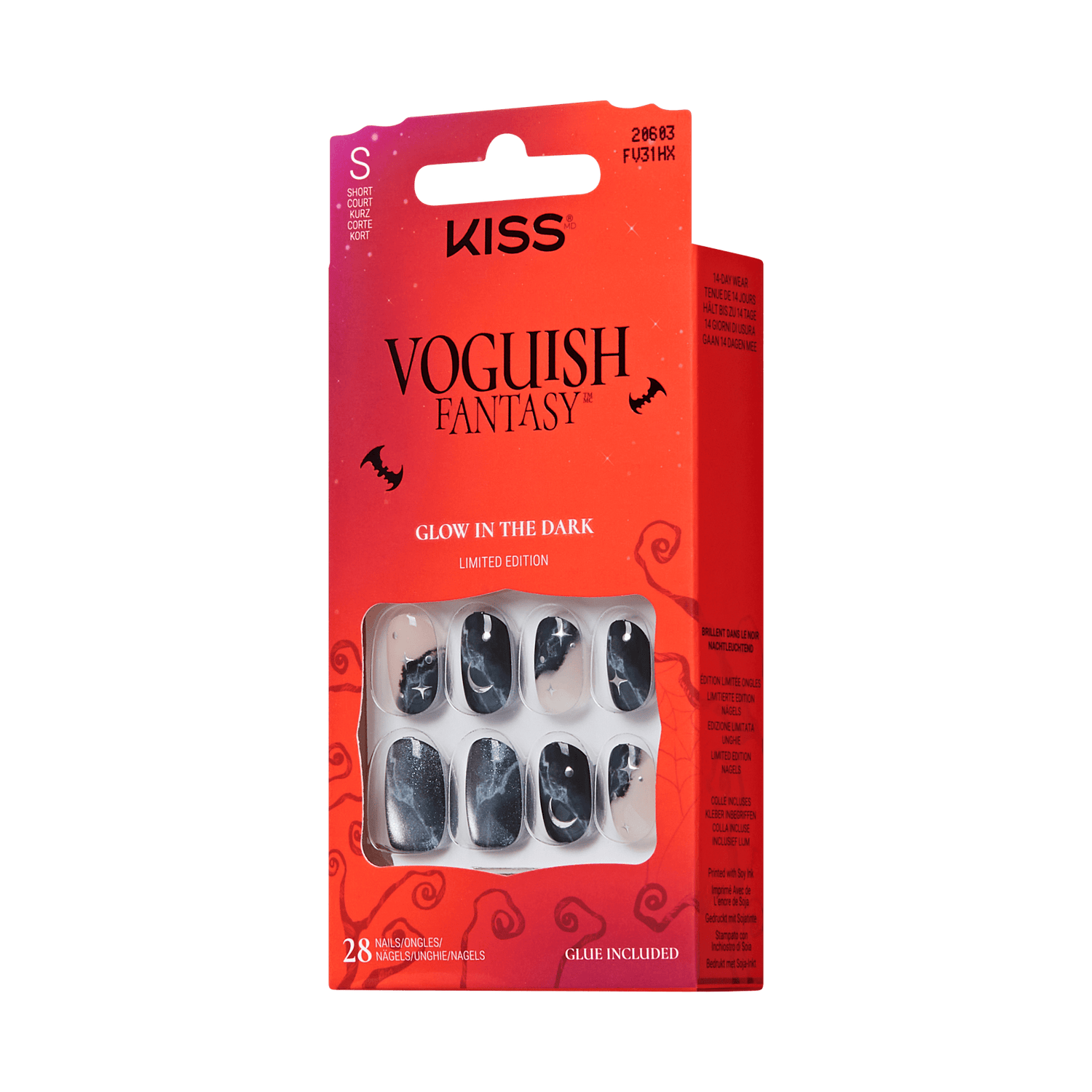 KISS Voguish Fantasy Halloween Press On Glue Nails - Space Girl