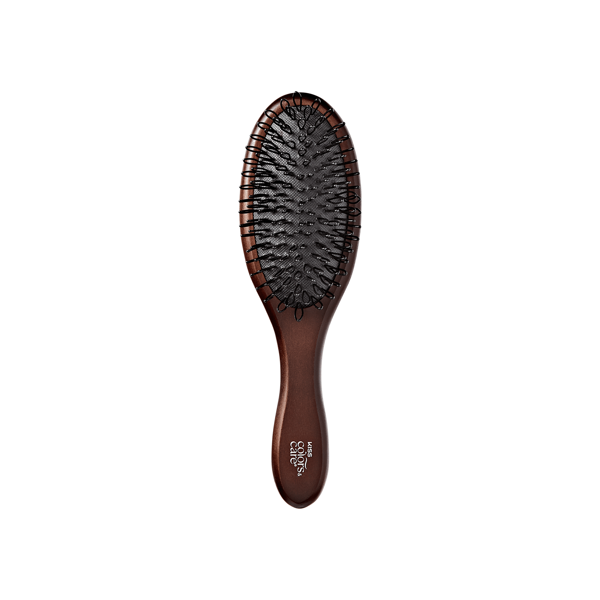 KISS Colors & Care Dual-Sided 2-in-1 Wooden Wig Brush