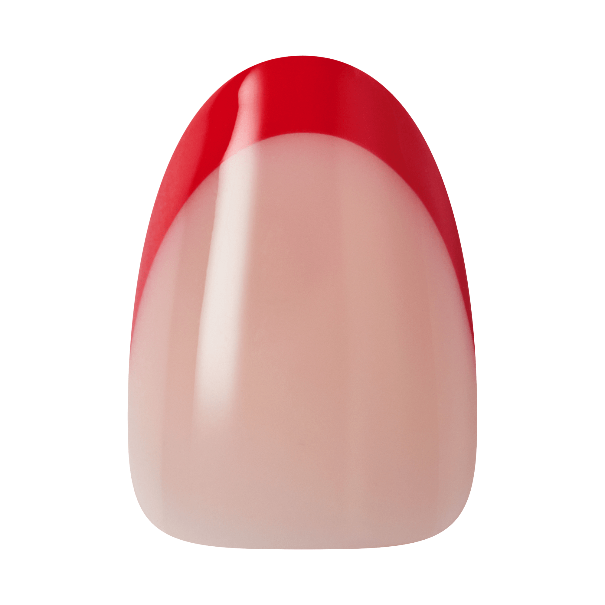 KISS Salon Acrylic French Color Press On Glue Nails - Sleek