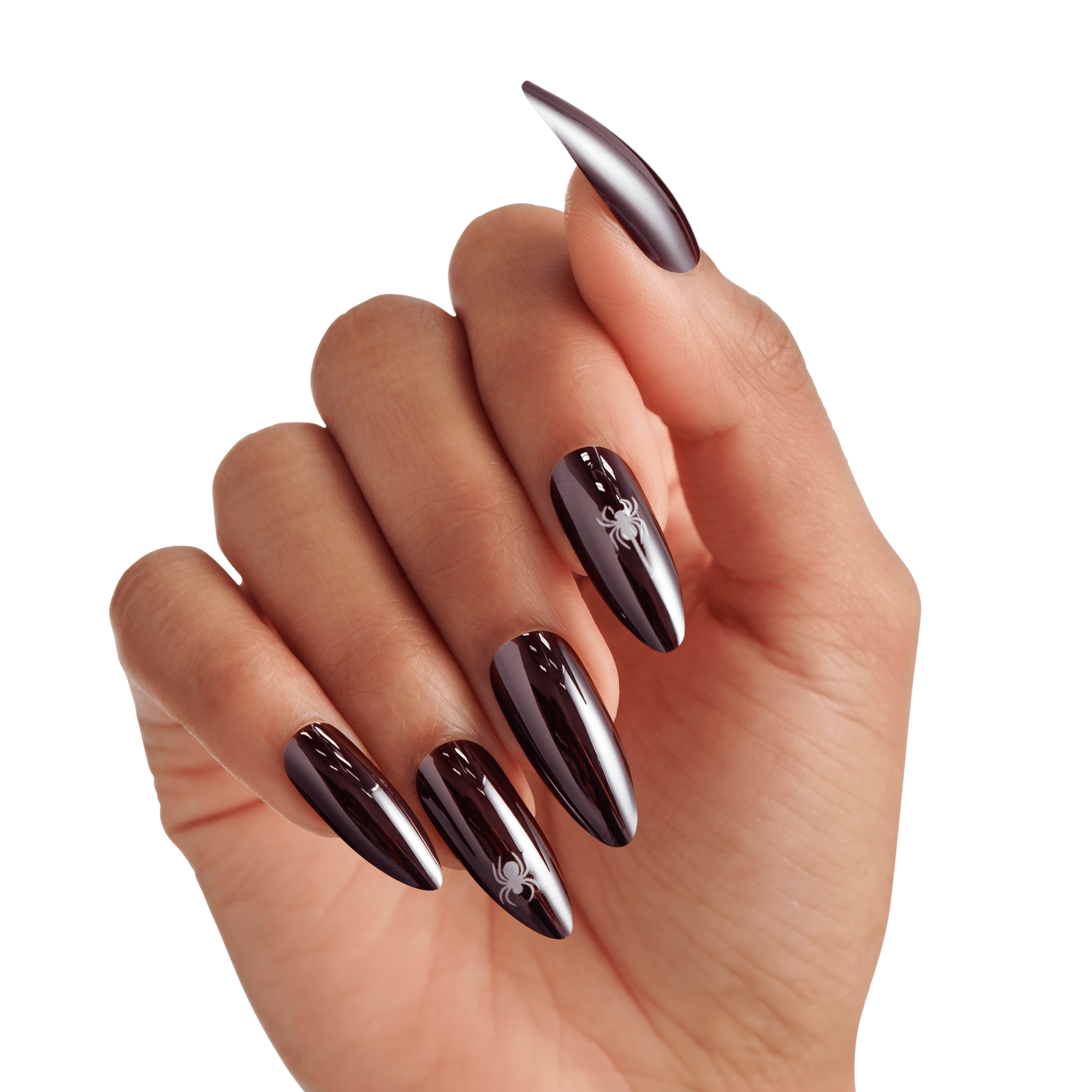 KISS Voguish Fantasy Halloween Press On Glue Nails - Cosmic Area