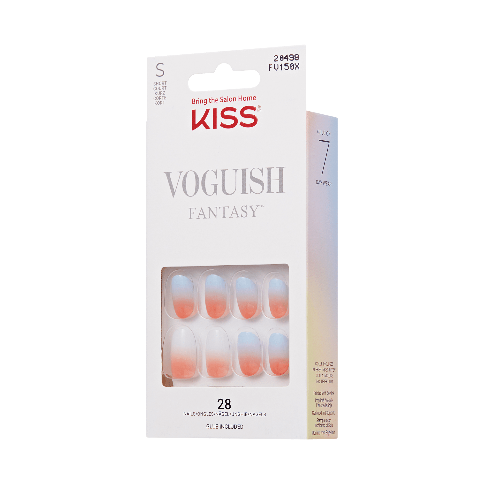 KISS Voguish Fantasy Press On Glue Nails - Wild Nights