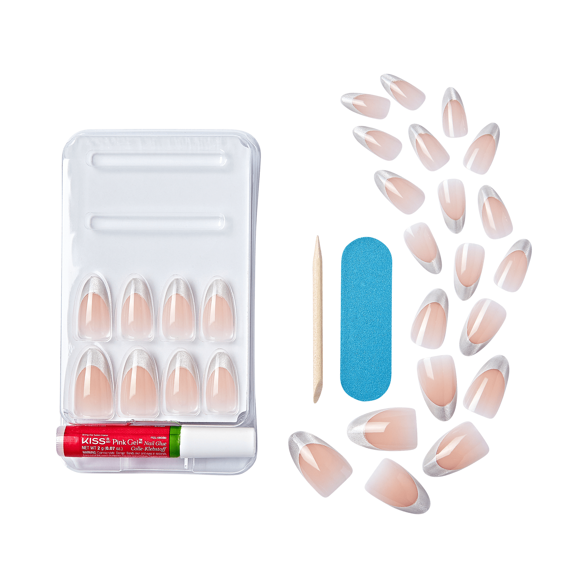 KISS Gel Fantasy Magnetic Press On Glue Nails - North Coast