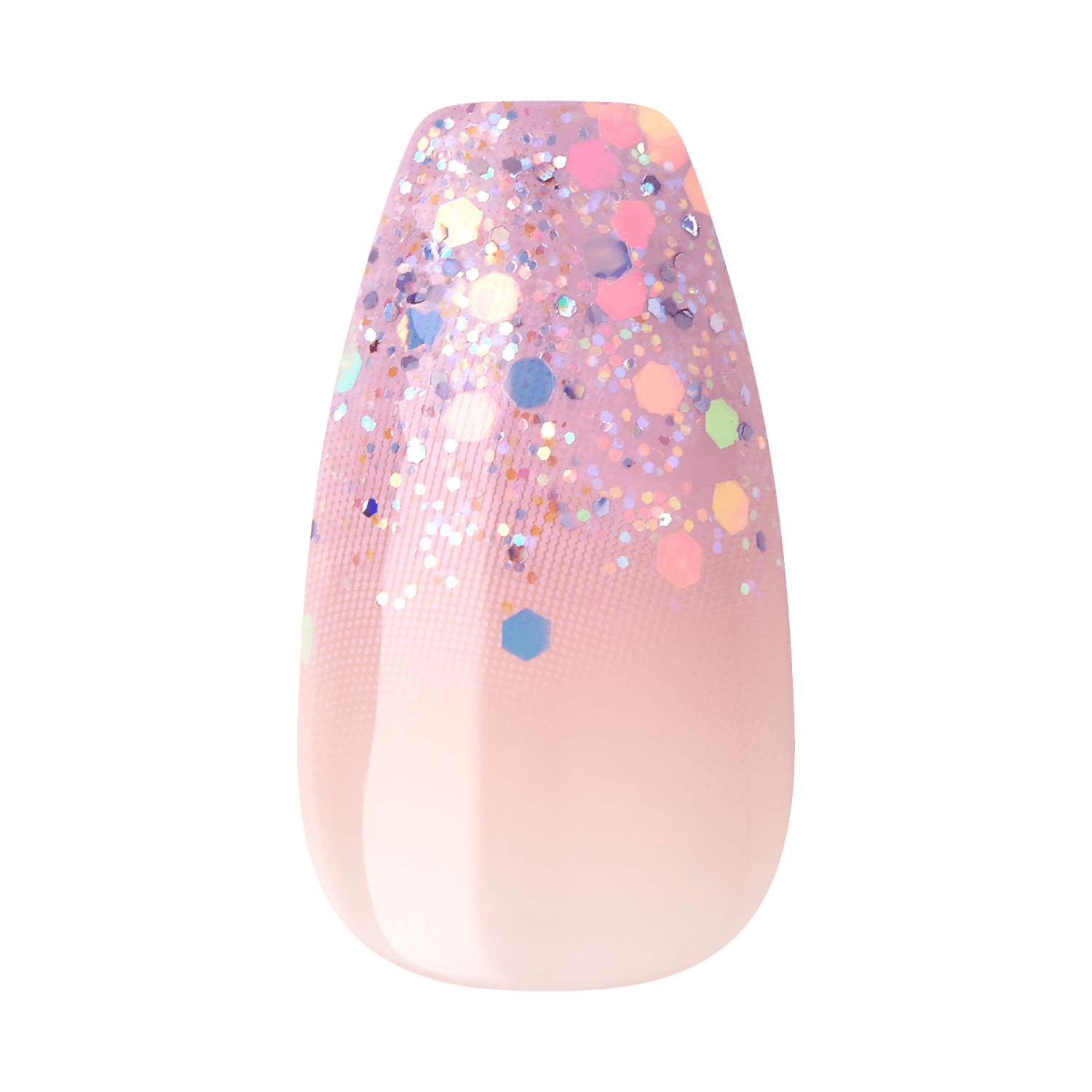 KISS Gel Fantasy Press On Glue Nails - Winter Sparks