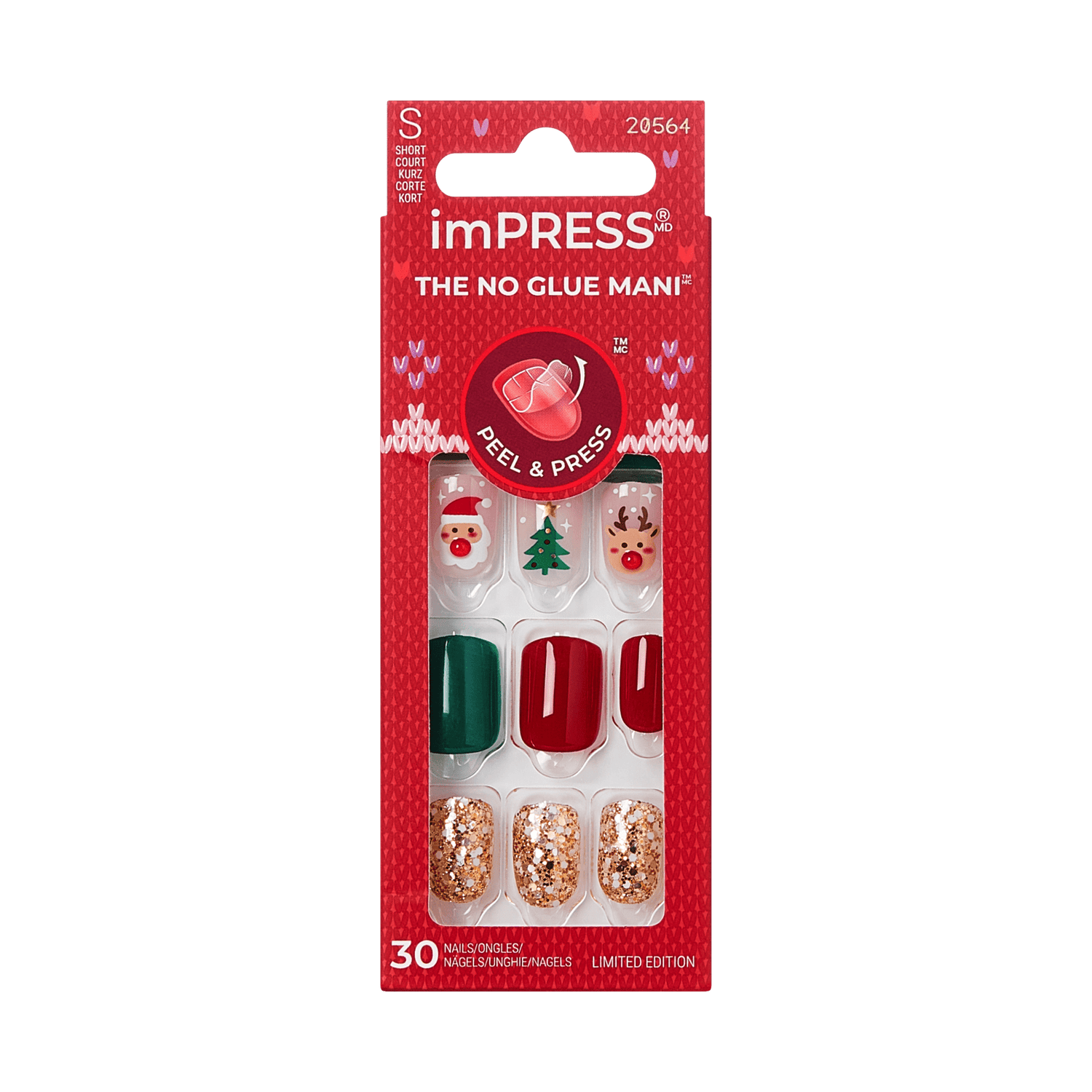 imPRESS Holiday Design Press On Nails - The Magic