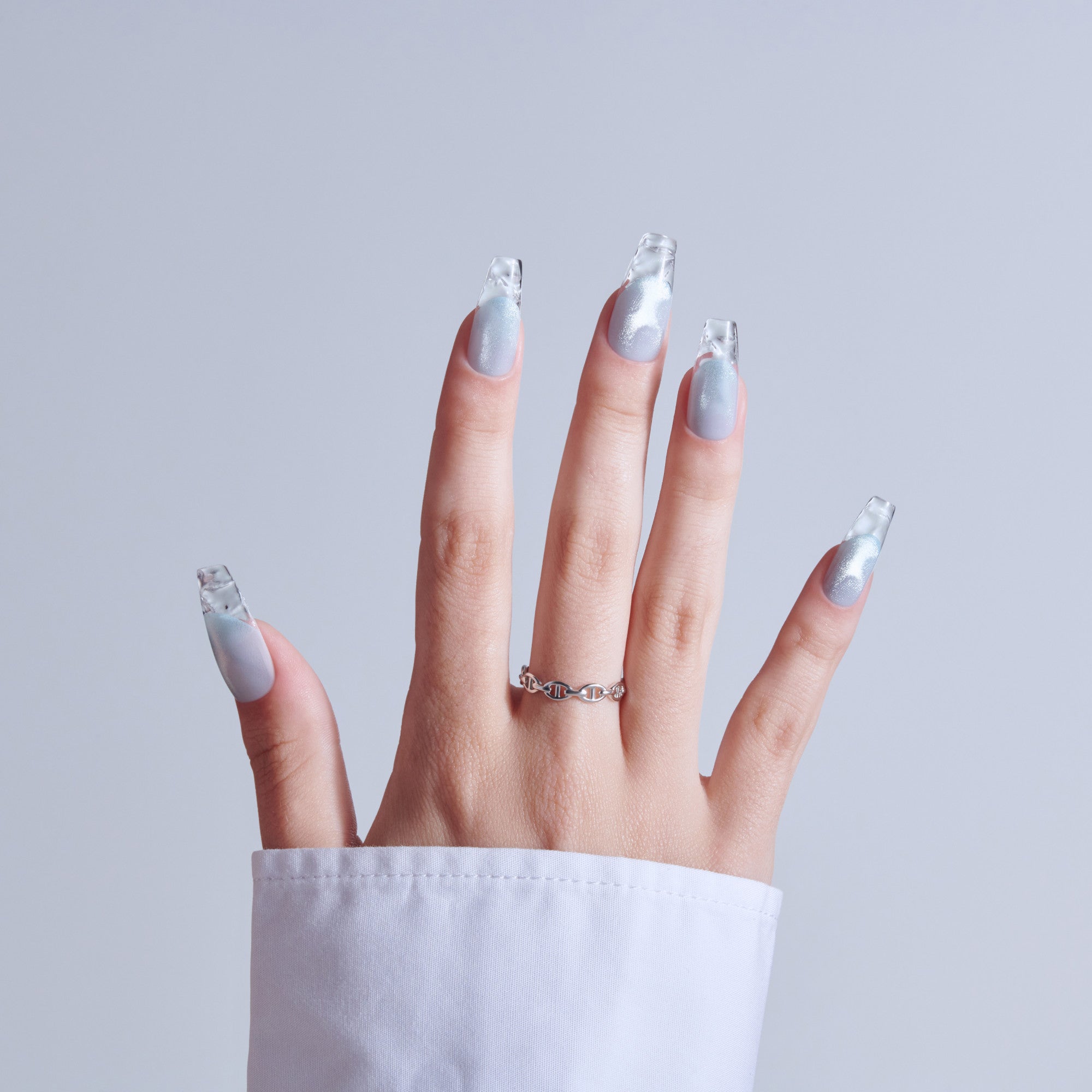 KISS GLAM 3D & Jewel Press On Glue Nails - Seraphic