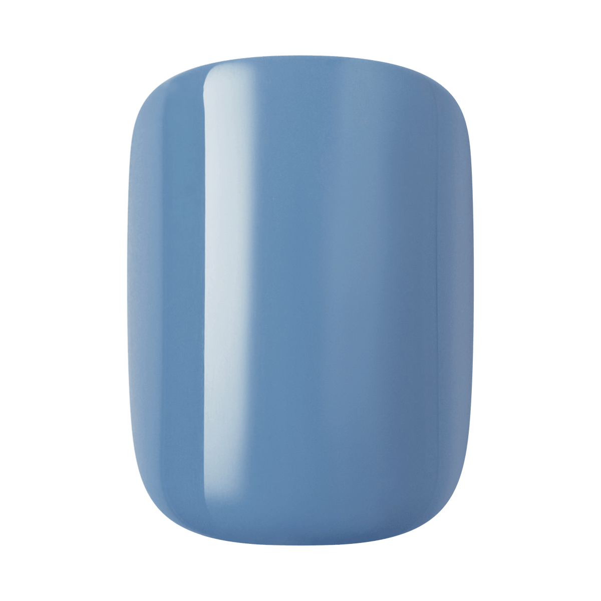 Impress Color No Glue Fake Press On Nails - Frostel | Solid, Blue, Short, Squoval, Manicure