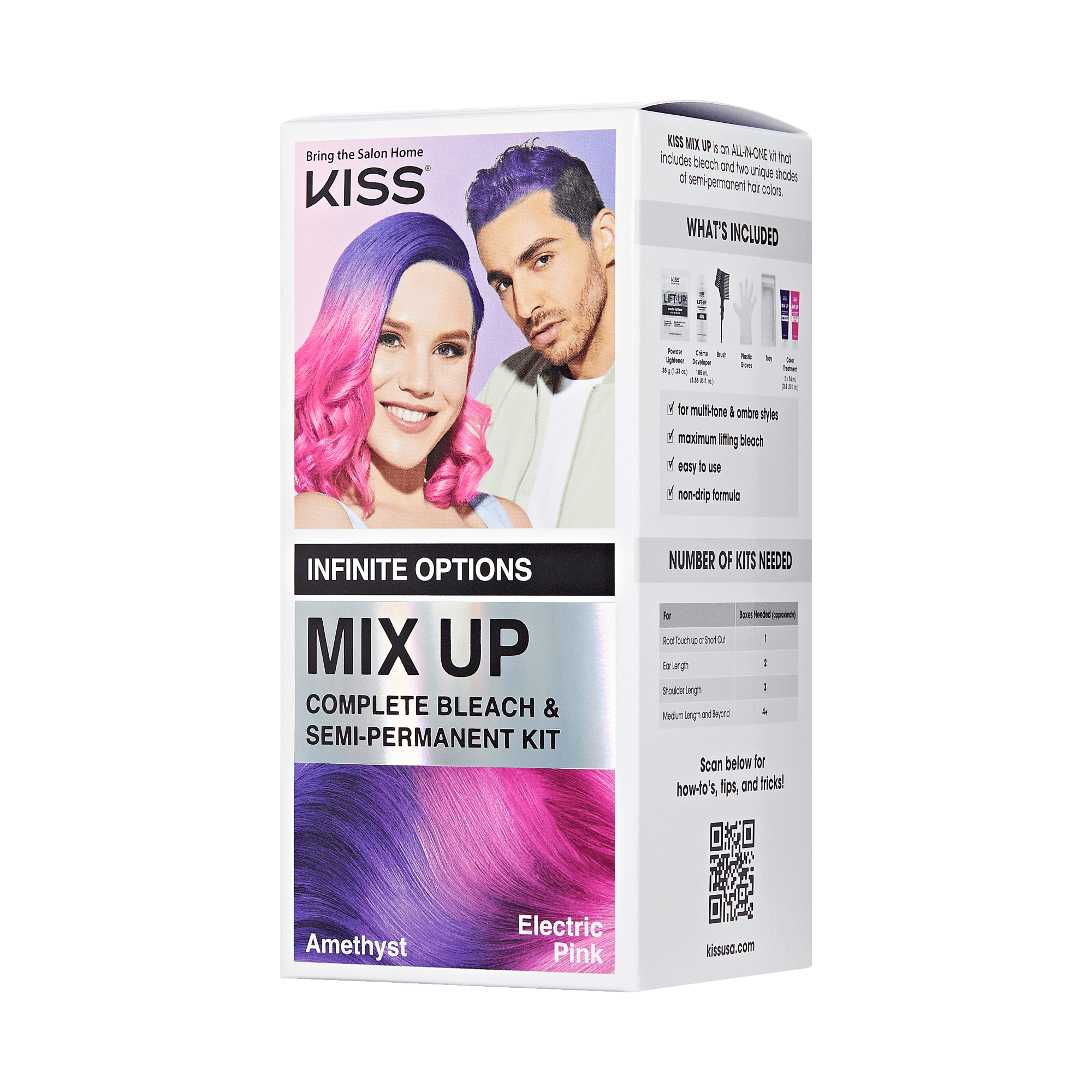 Mix Up Complete Hair Color Kit – Electric Pink & Amethyst