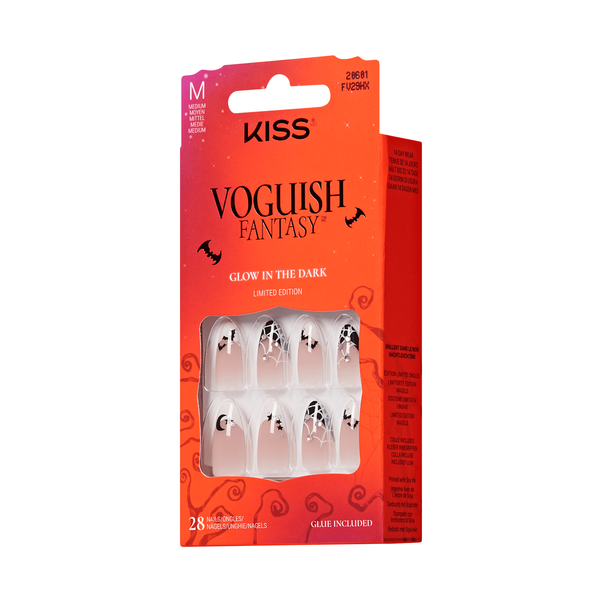 KISS Voguish Fantasy Halloween Press On Glue Nails - Witch Out