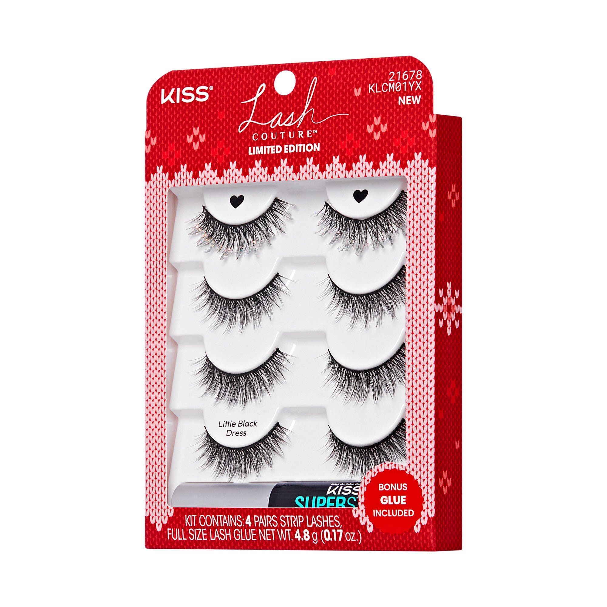 KISS Lash Couture Faux Mink Holiday Lashes – Little Black Dress