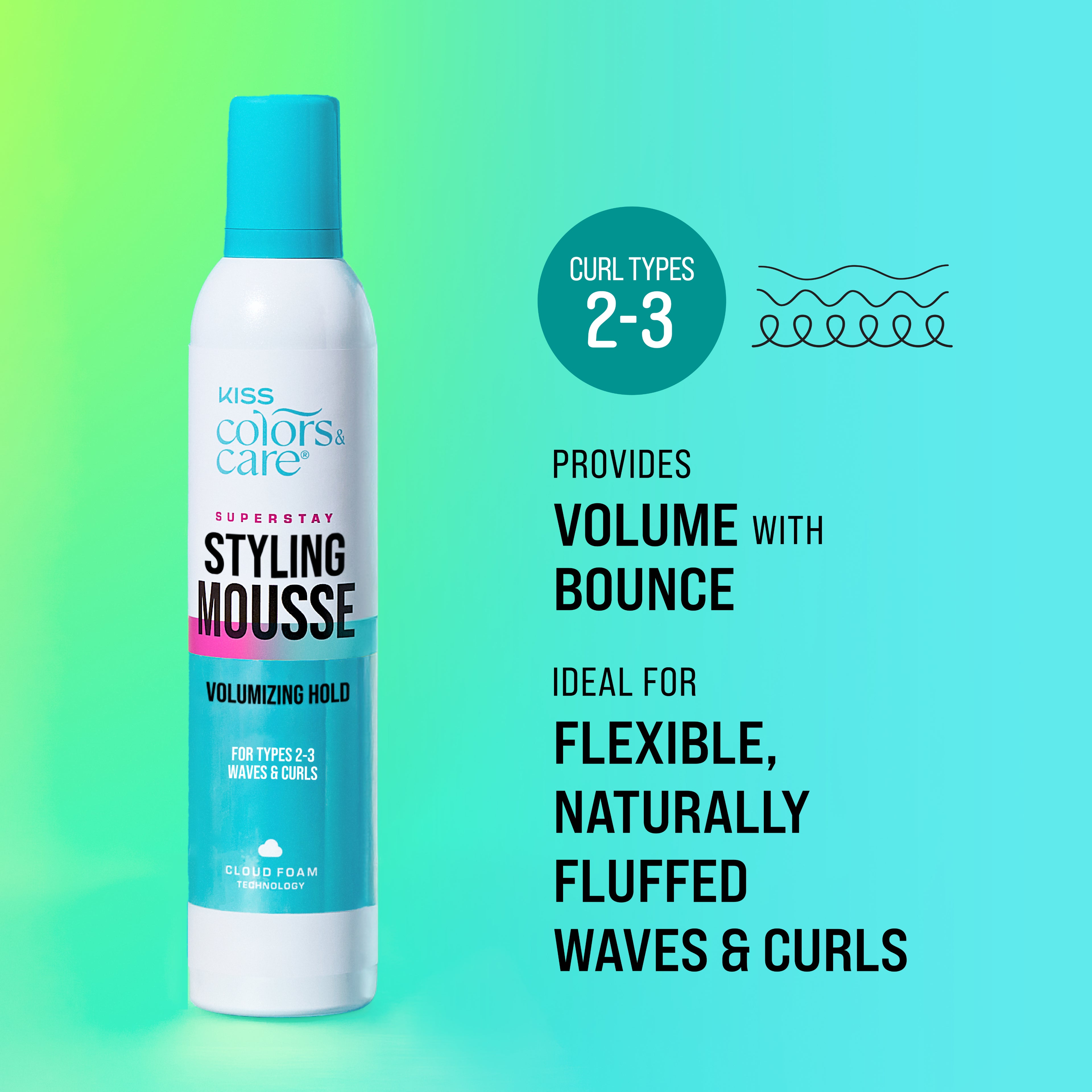 Kiss Colors & Care Super Stay Mousse Collection Bundle