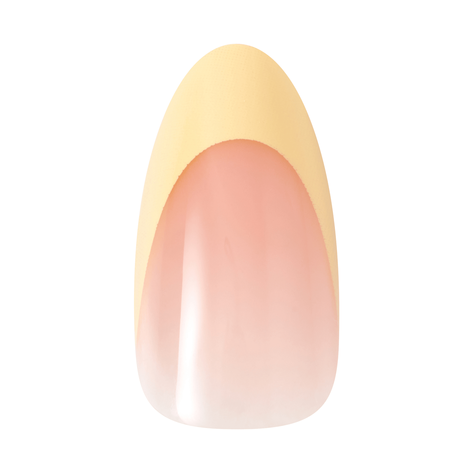 Kiss Glam Jeweled Press On Fake Glue Nails - Gleam Catcher | 3D & Jeweled French, Yellow, Medium, Almond