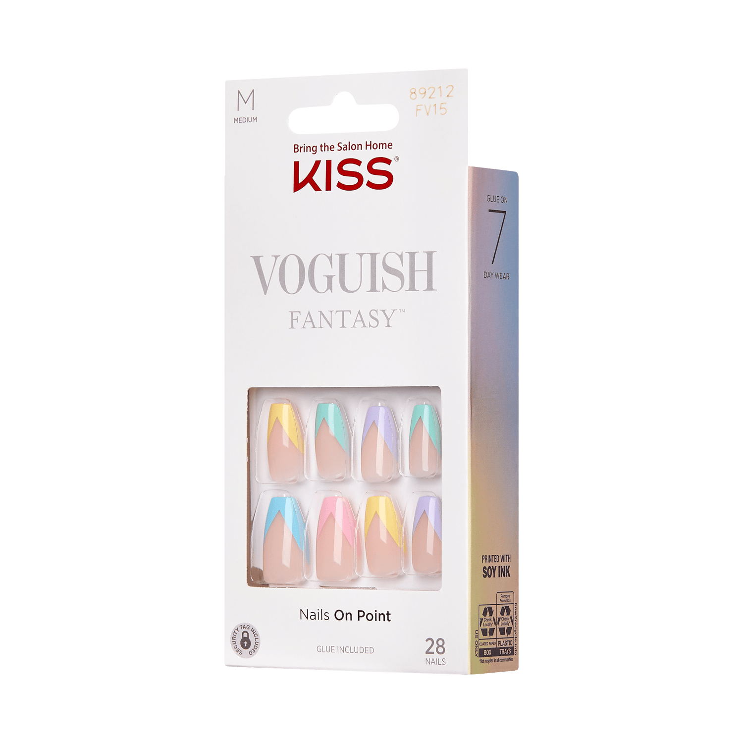 KISS Voguish Fantasy Press On Glue Nails - Candies
