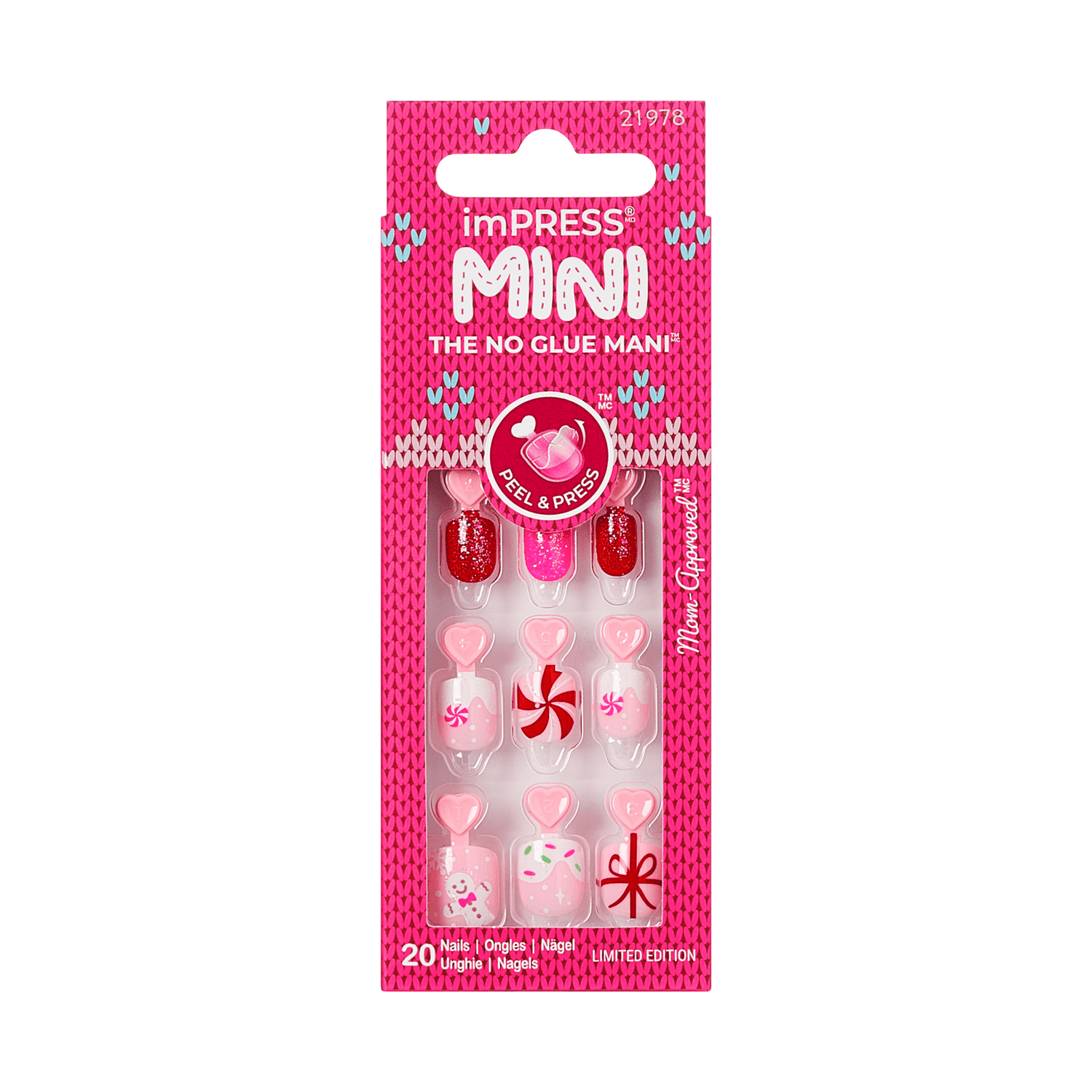 imPRESS Kids Holiday Press On Nails - Frostsnow