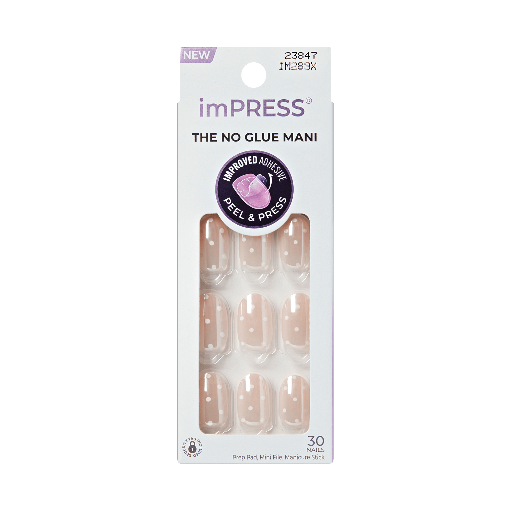 Impress Design No Glue Fake Press On Nails - Fallin&