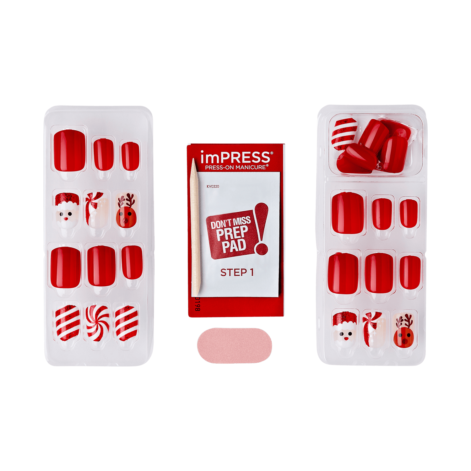 imPRESS Holiday Design Press On Nails - Frost Kiss