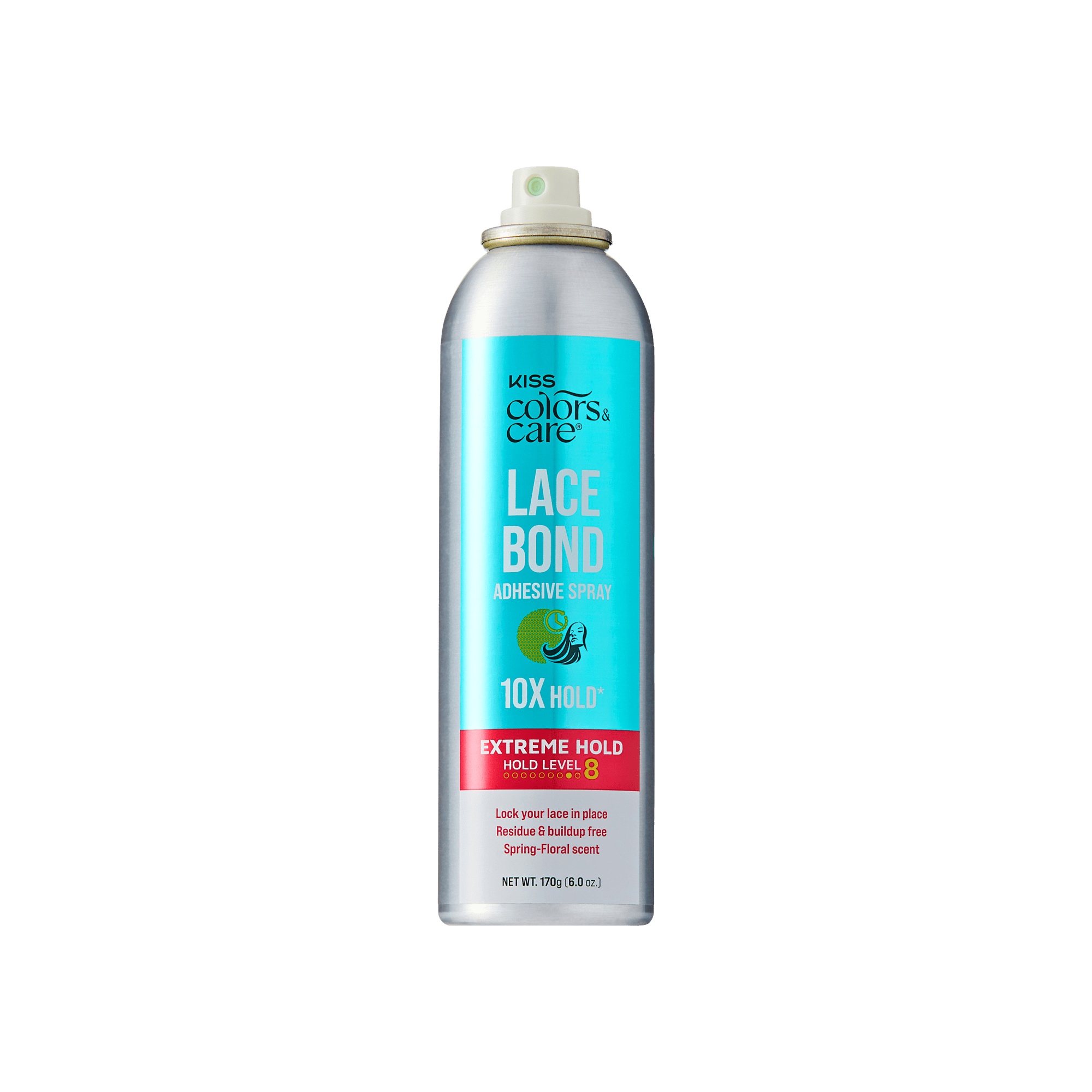 Kiss Colors & Care Lace Bond Adhesive Spray Extreme Hold, 6 oz.