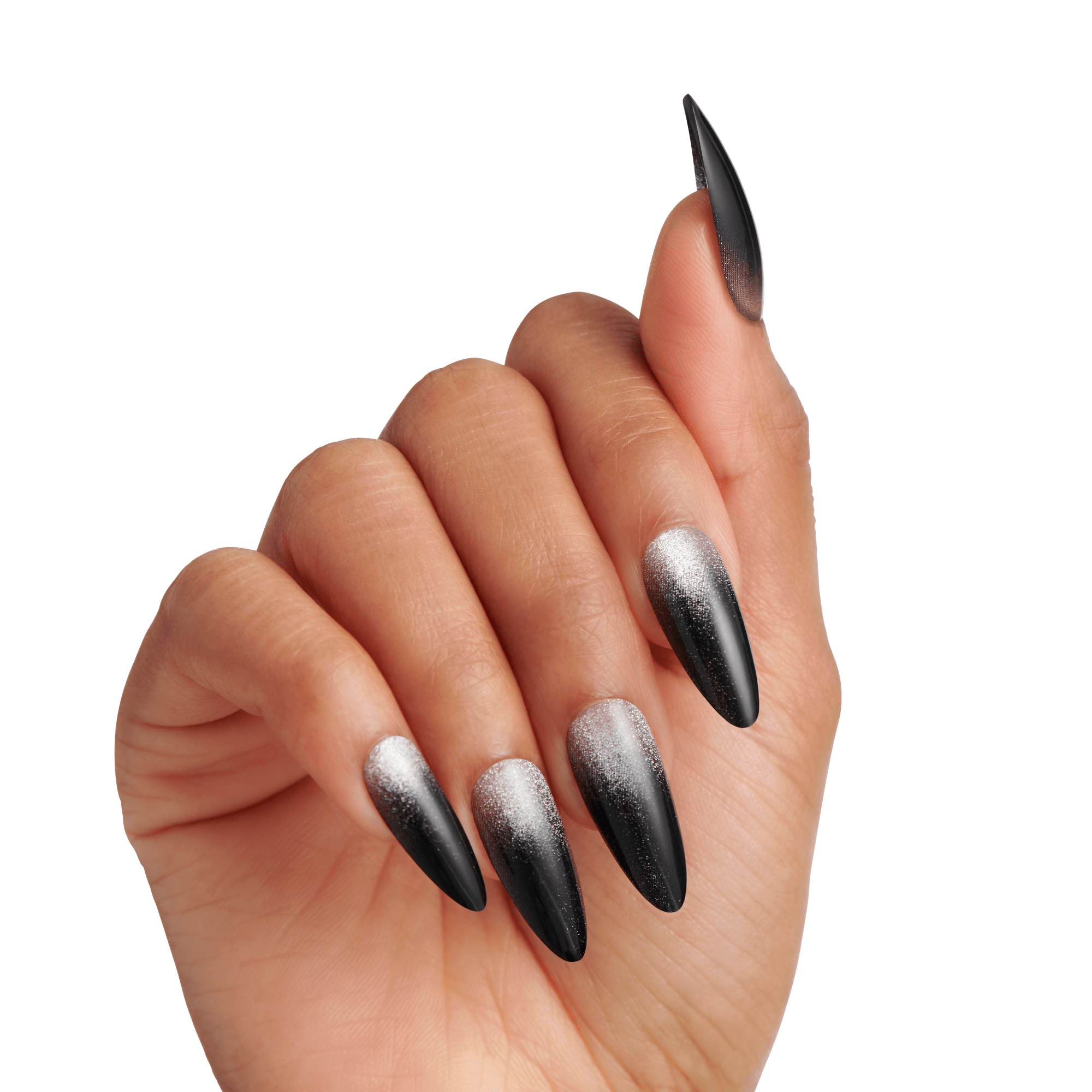 KISS Voguish Fantasy Halloween Press On Glue Nails - Dancing Night