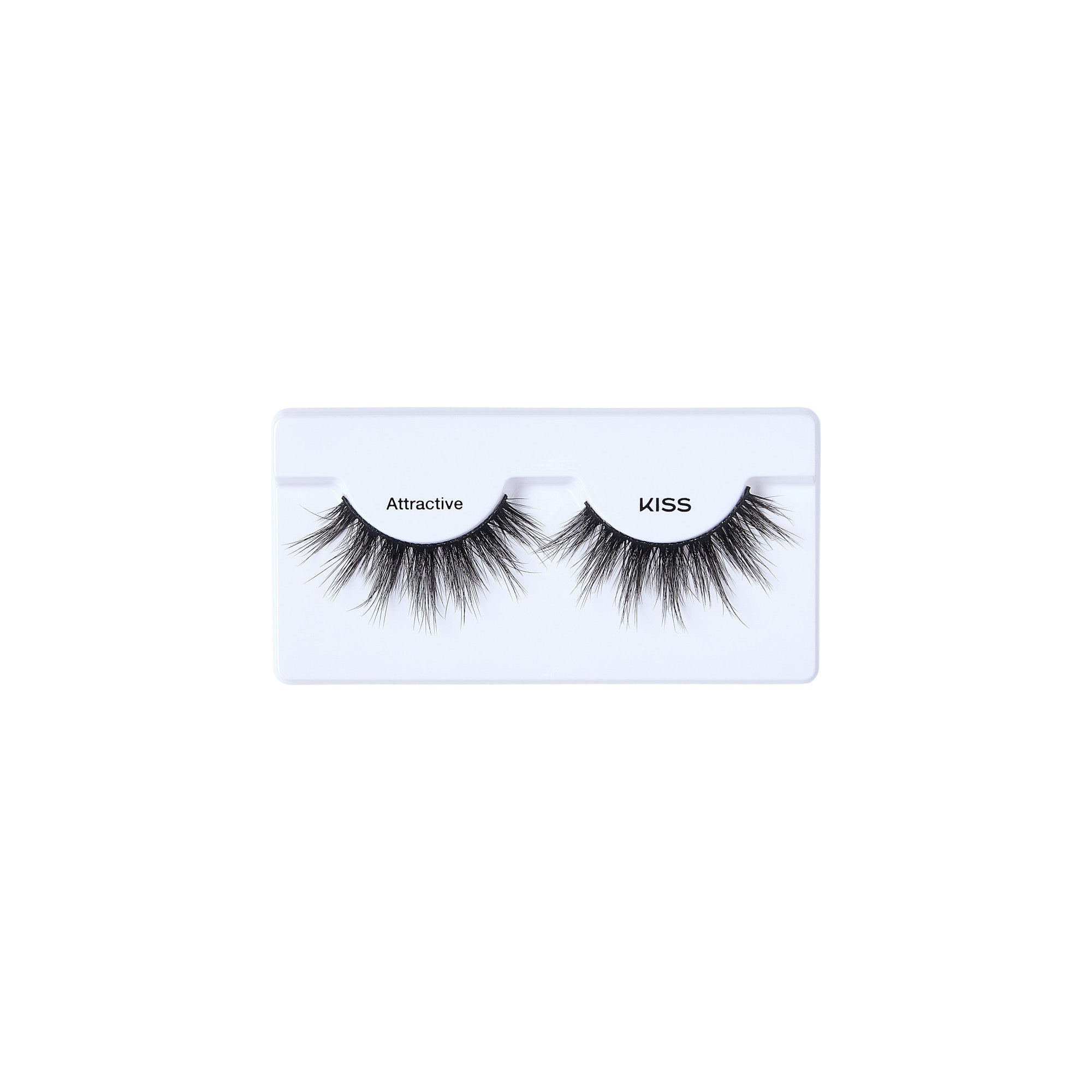 KISS Attractive false eyelashes on packaging strip