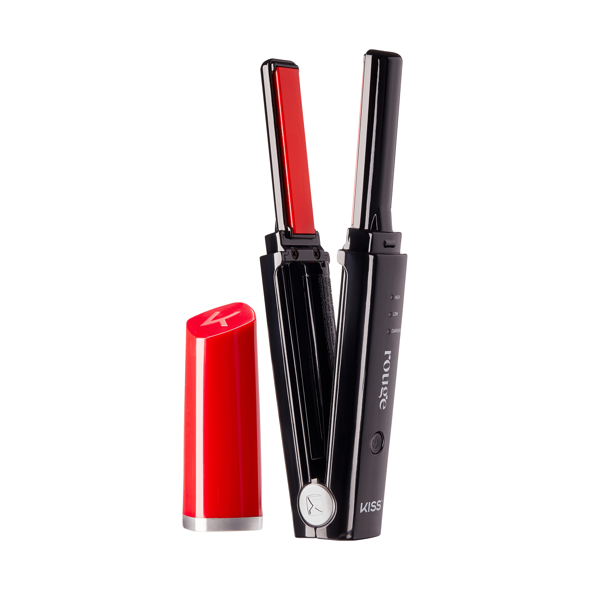 KISS Portable Cordless Flat Iron Hair Straightener