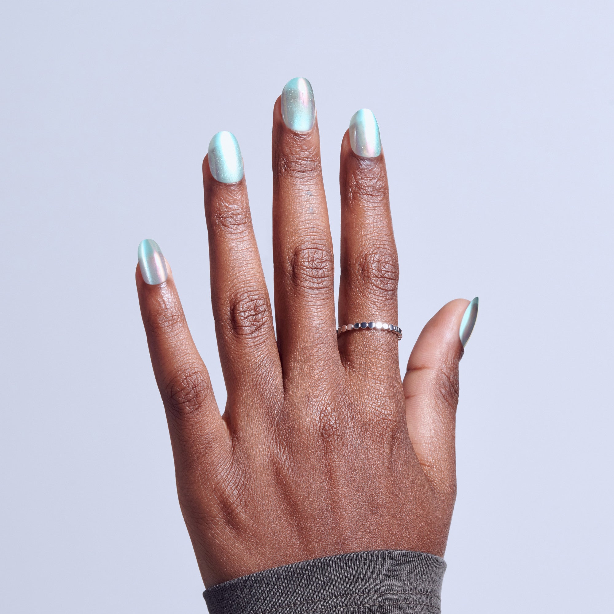 KISS GLAM Embellished Press On Glue Nails - Celestique