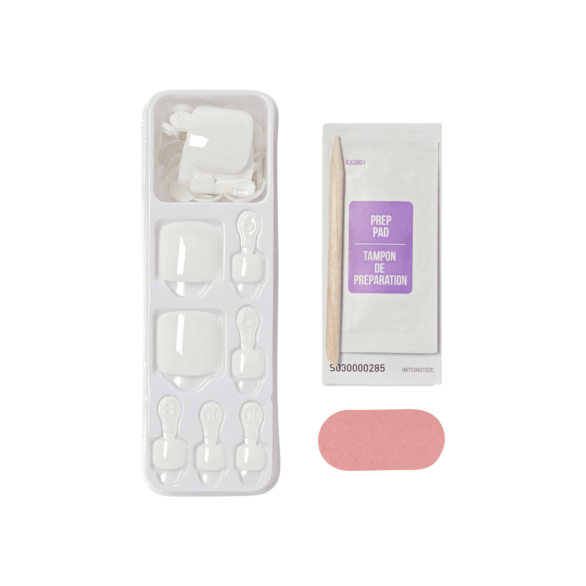 imPRESS Color Press On Pedicure - Simply White