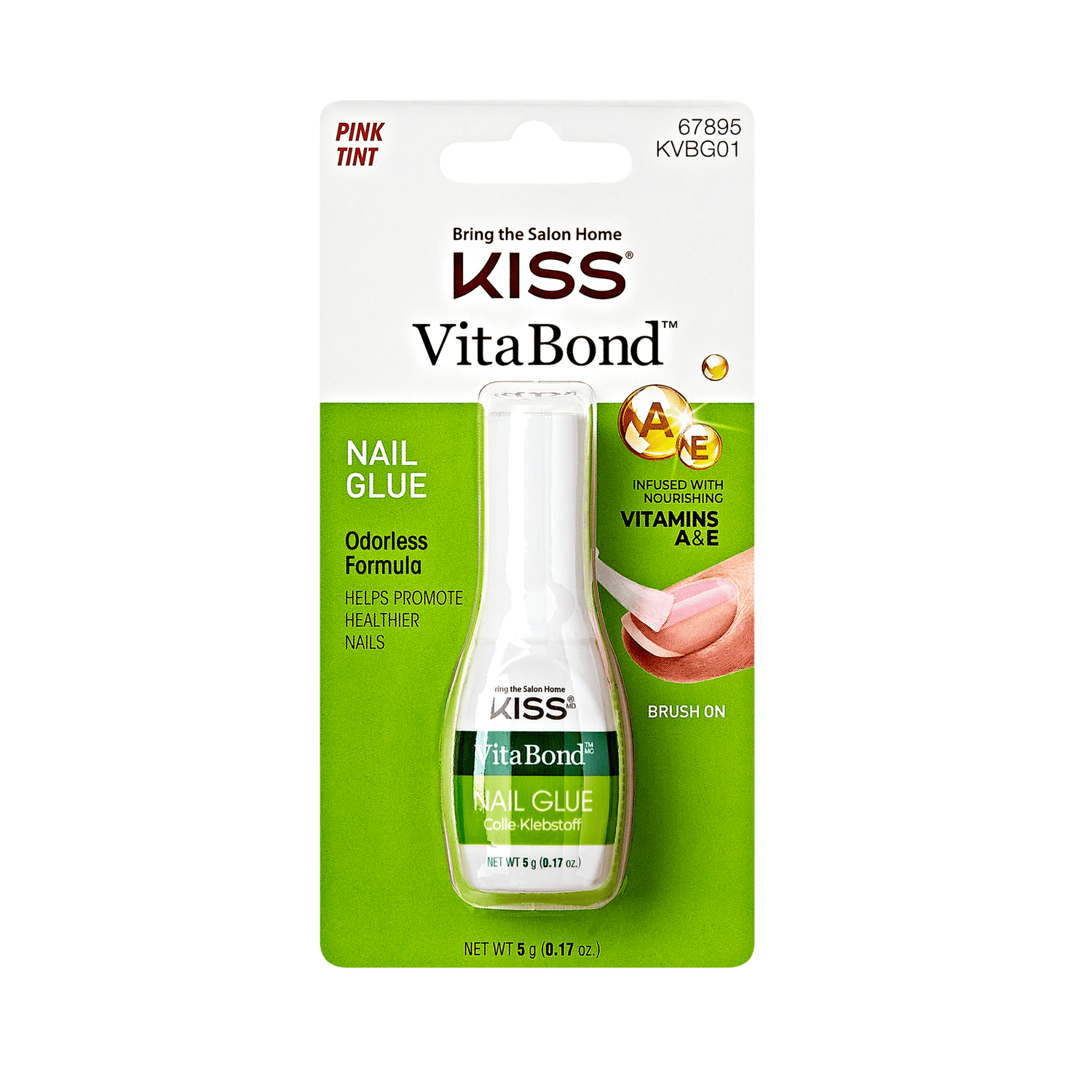 KISS VitaBond Brush-On Nail Glue - 5g (0.17 oz.)