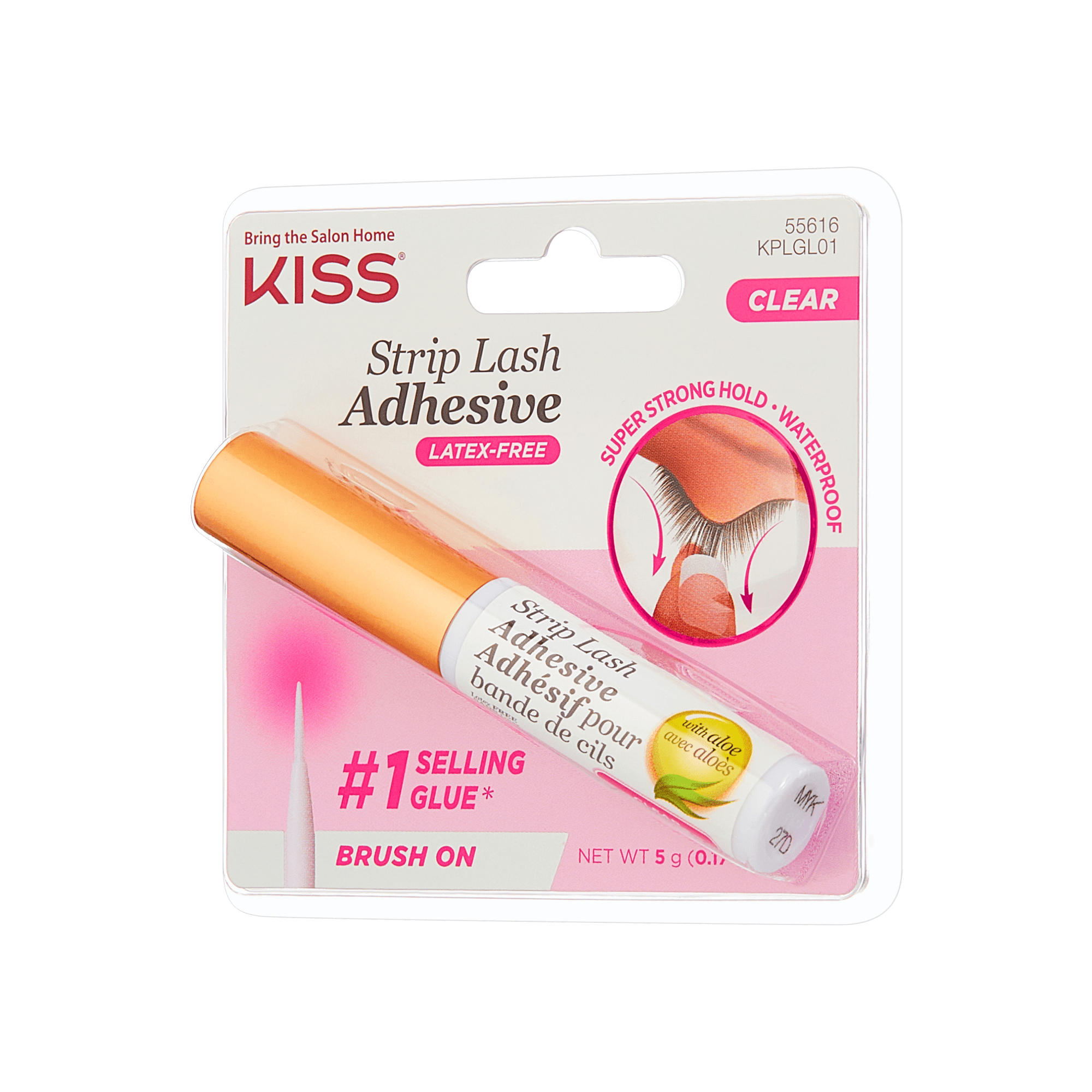 KISS EVER EZ LASH ADHSIV CLEAR .176 OZ – KISS USA