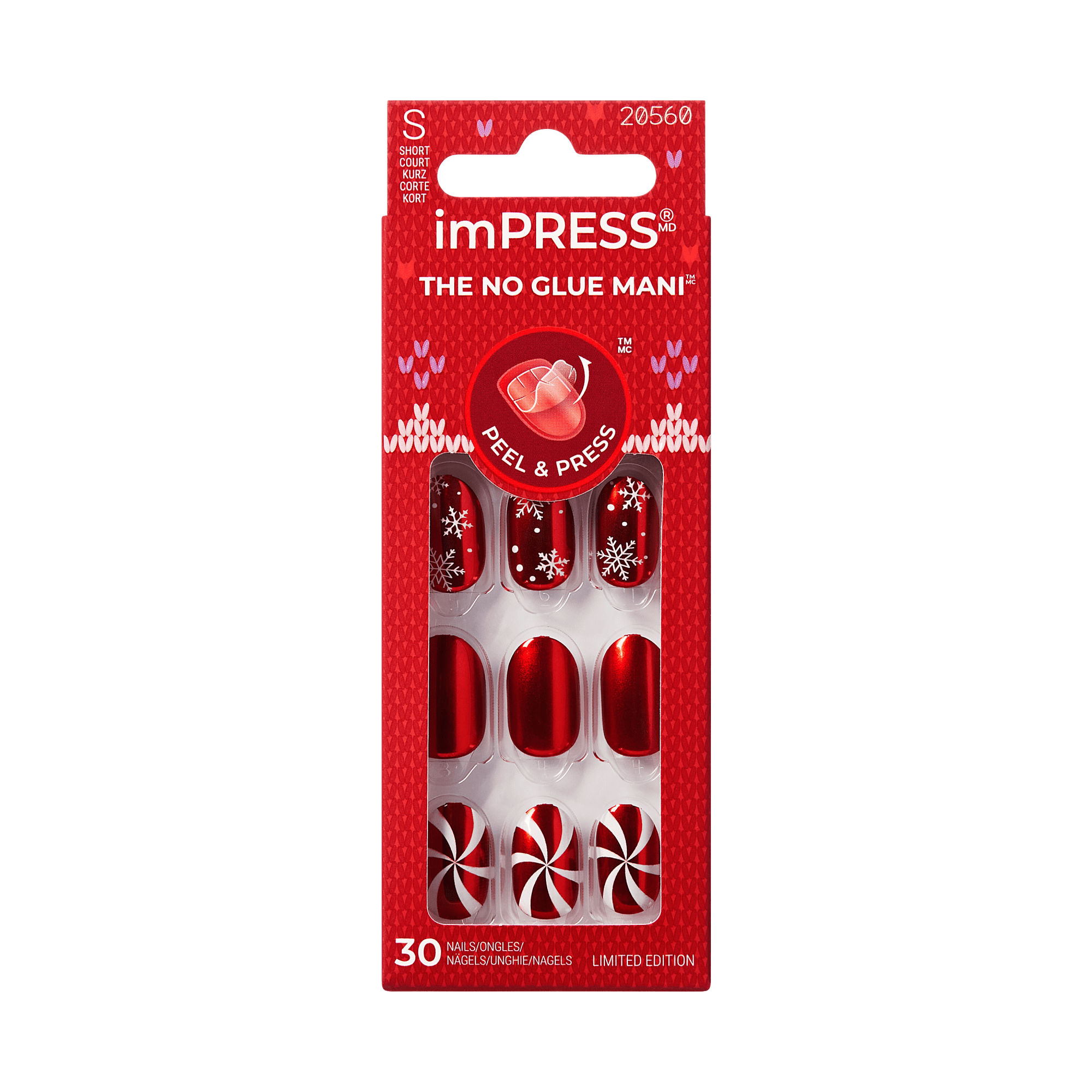 imPRESS Holiday Design Press On Nails - Merry n Bright