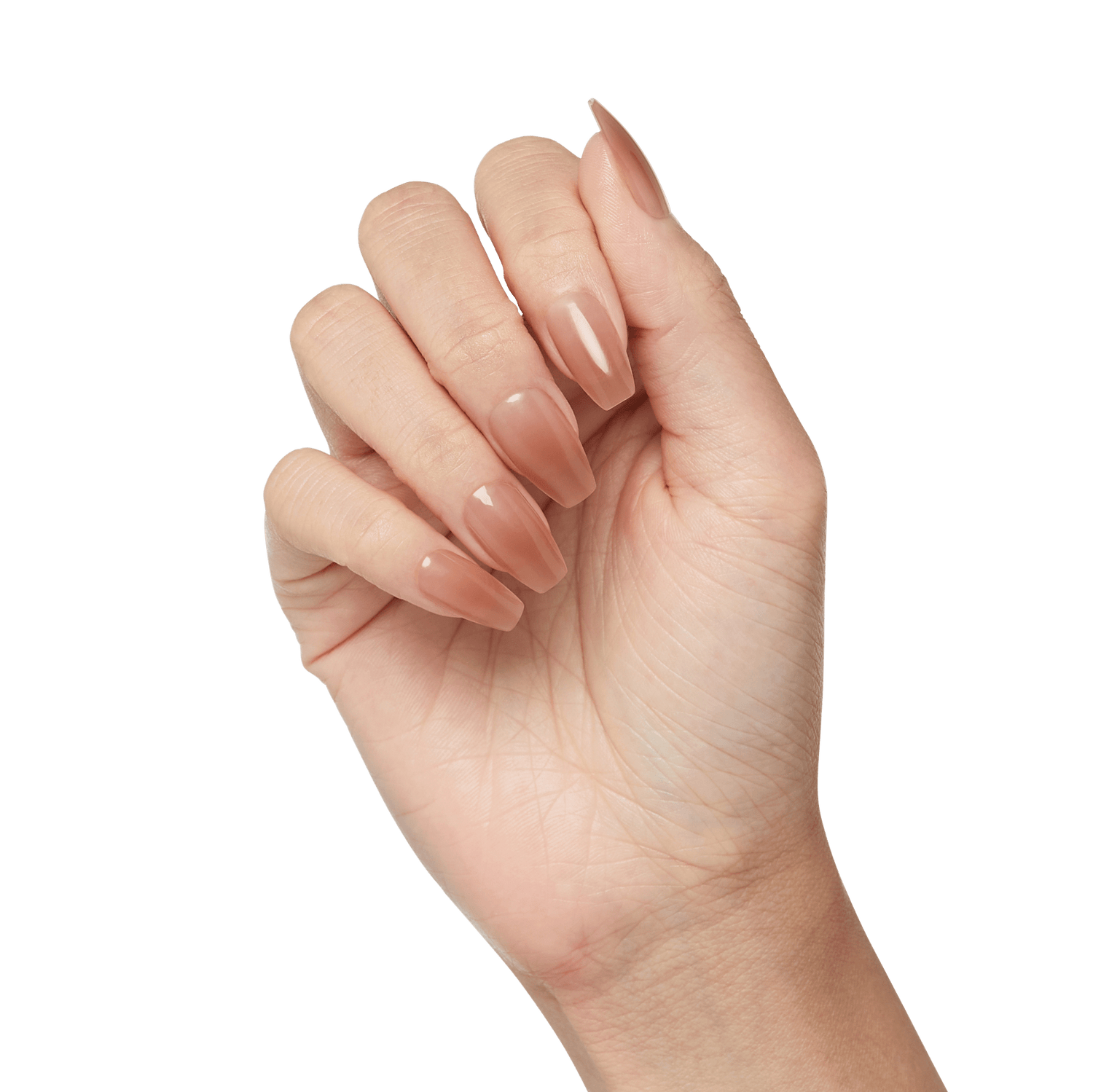 KISS Bare but Better Press On Glue Nails - Nude Lipstick