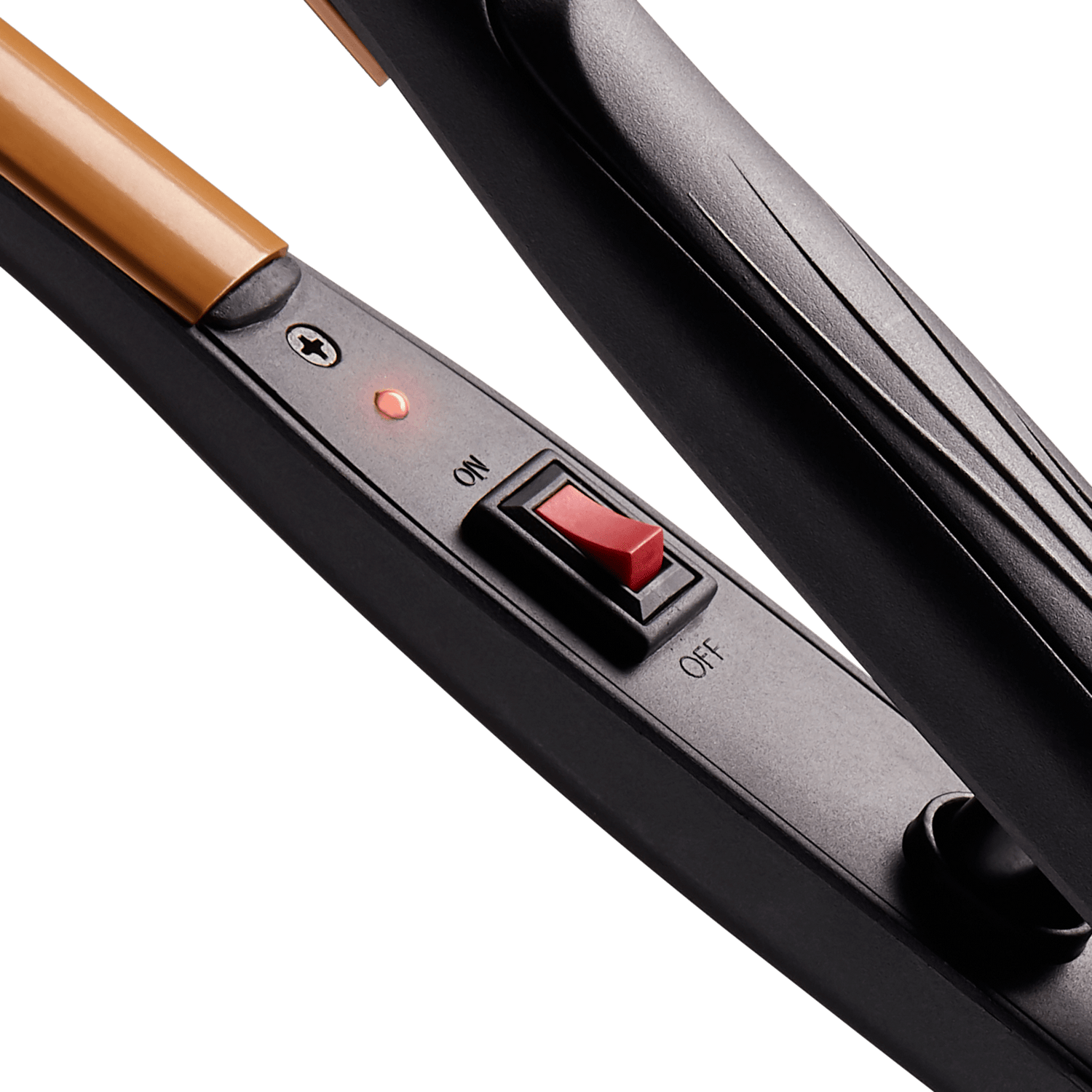 KISS Tourmaline Ceramic Flat Iron, 1/2"