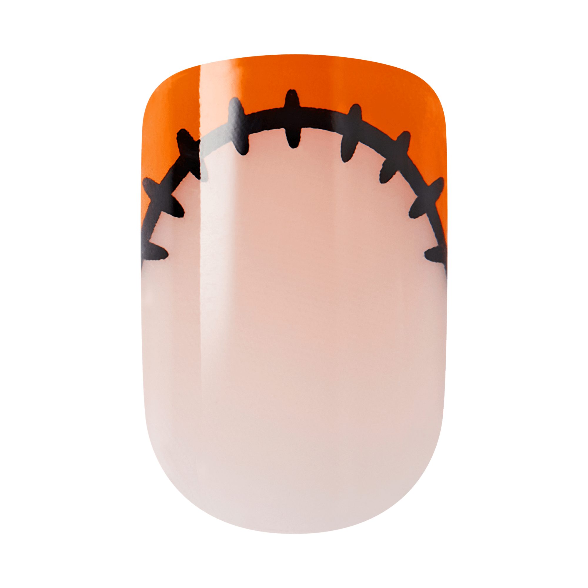 KISS Salon Design Halloween Press On Glue Nails - Midnight Magic